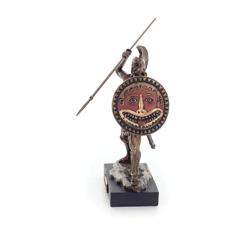Greek Spartan Warior Miniature Statue 12,5cm Veronese Statue — additional product image 2 from ArtStatues