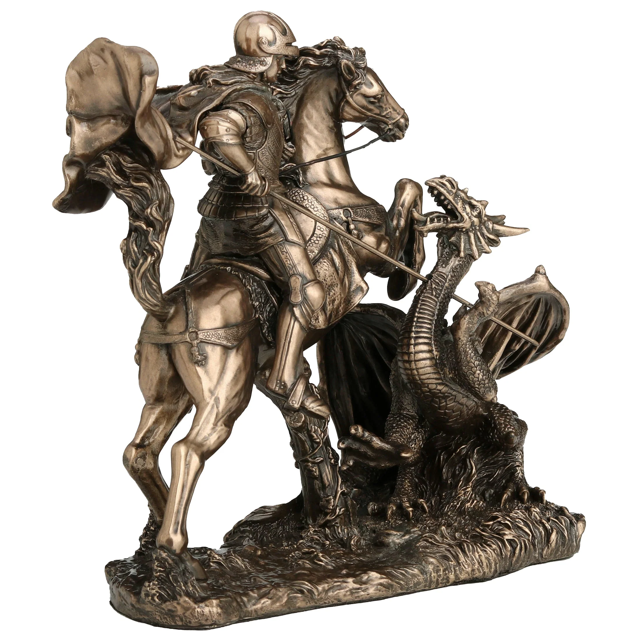 Saint George The Dragon Slayer 17cm Veronese Statue — additional product image 3 from ArtStatues