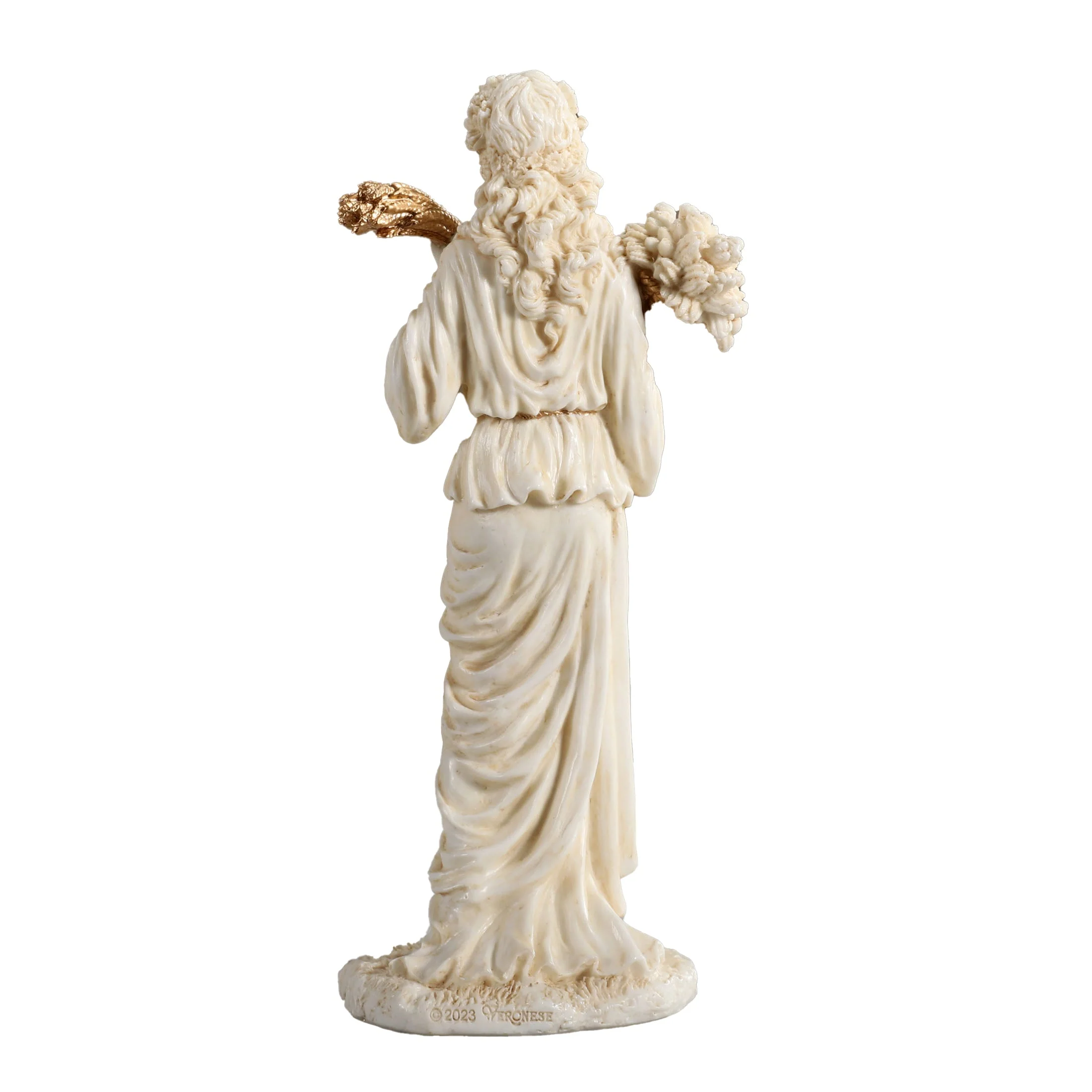 Demeter Greek Goddess Of The Harvest 15cm Veronese White Statue — additional product image 3 from ArtStatues