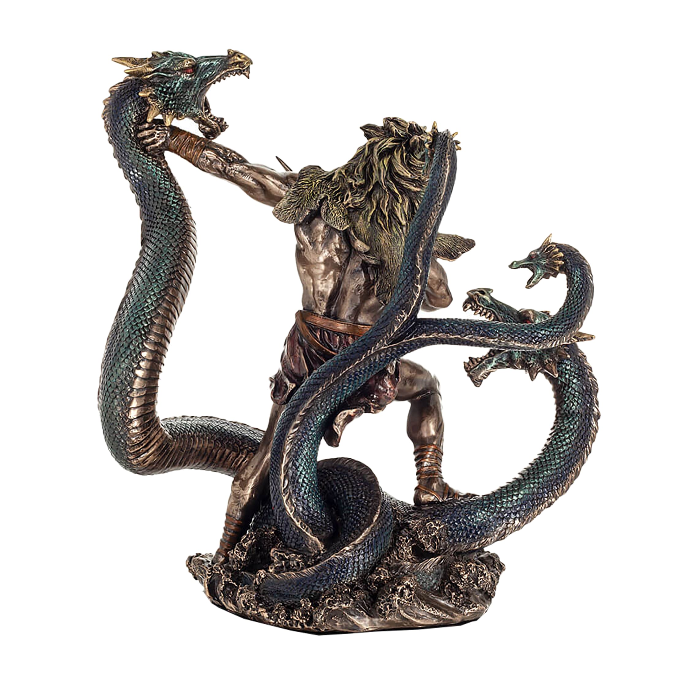 Hercules vs Hydra Statue – 31.5cm Bronze by Veronese — additional product image 3 from ArtStatues