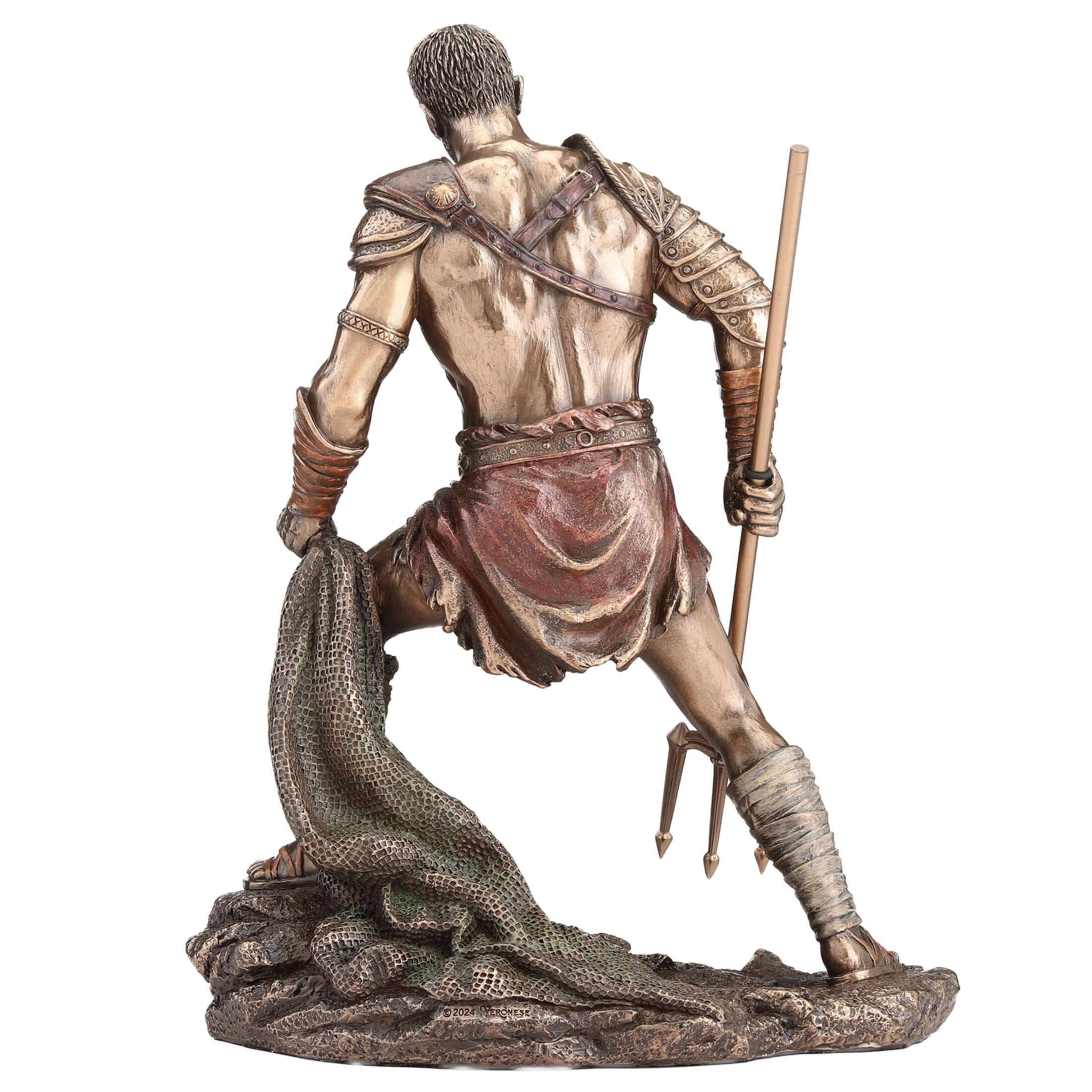 Gladiator Roman Warrior Statue – Veronese Bronze, 27.5 cm — additional product image 3 from ArtStatues