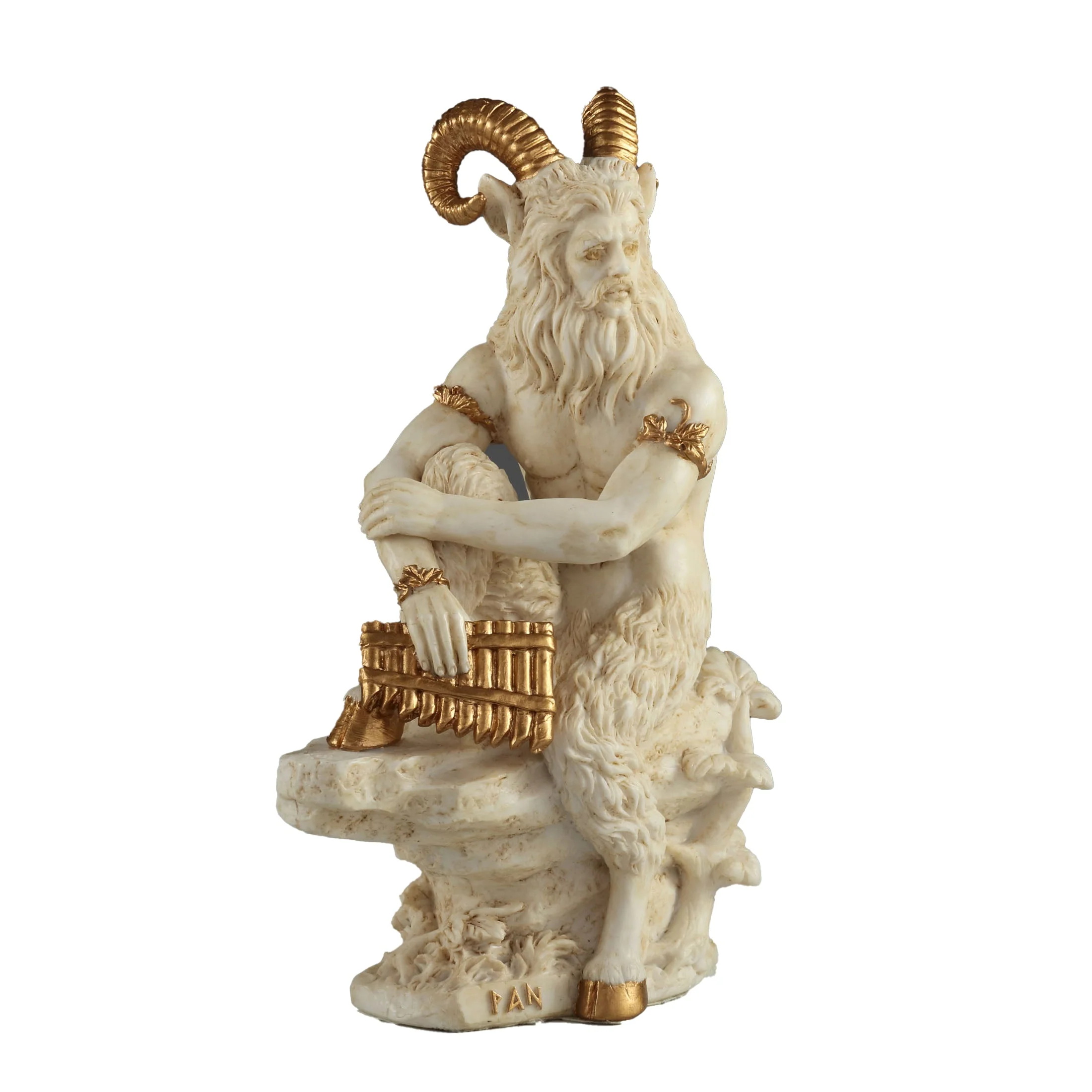 Pan The Greek God Of The Wild 15.5cm Veronese White Statue — additional product image 2 from ArtStatues