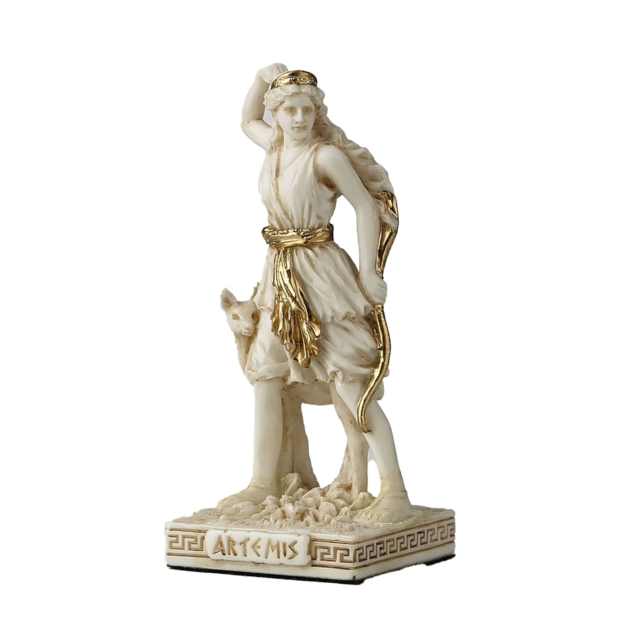 Artemis Resin Statue with Bow and Deer – 8.7 cm — additional product image 2 from ArtStatues
