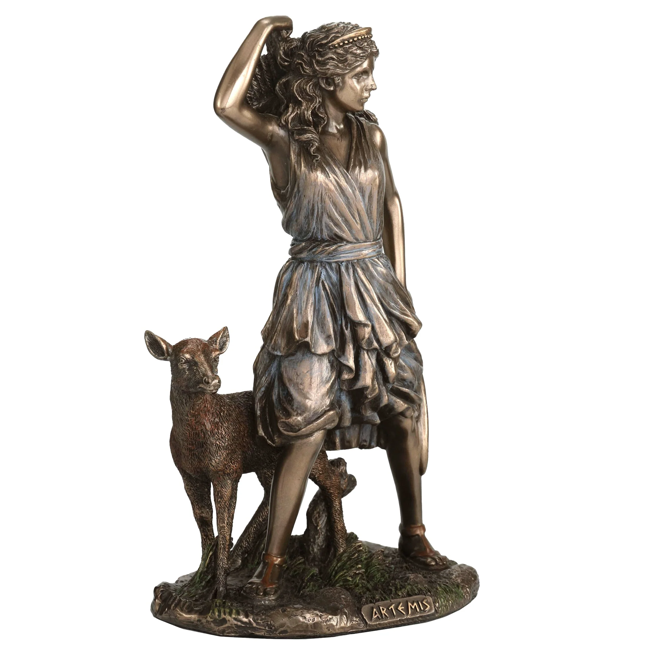 Artemis The Greek Goddess Of The Hunt 16.5cm Veronese Statue — additional product image 3 from ArtStatues