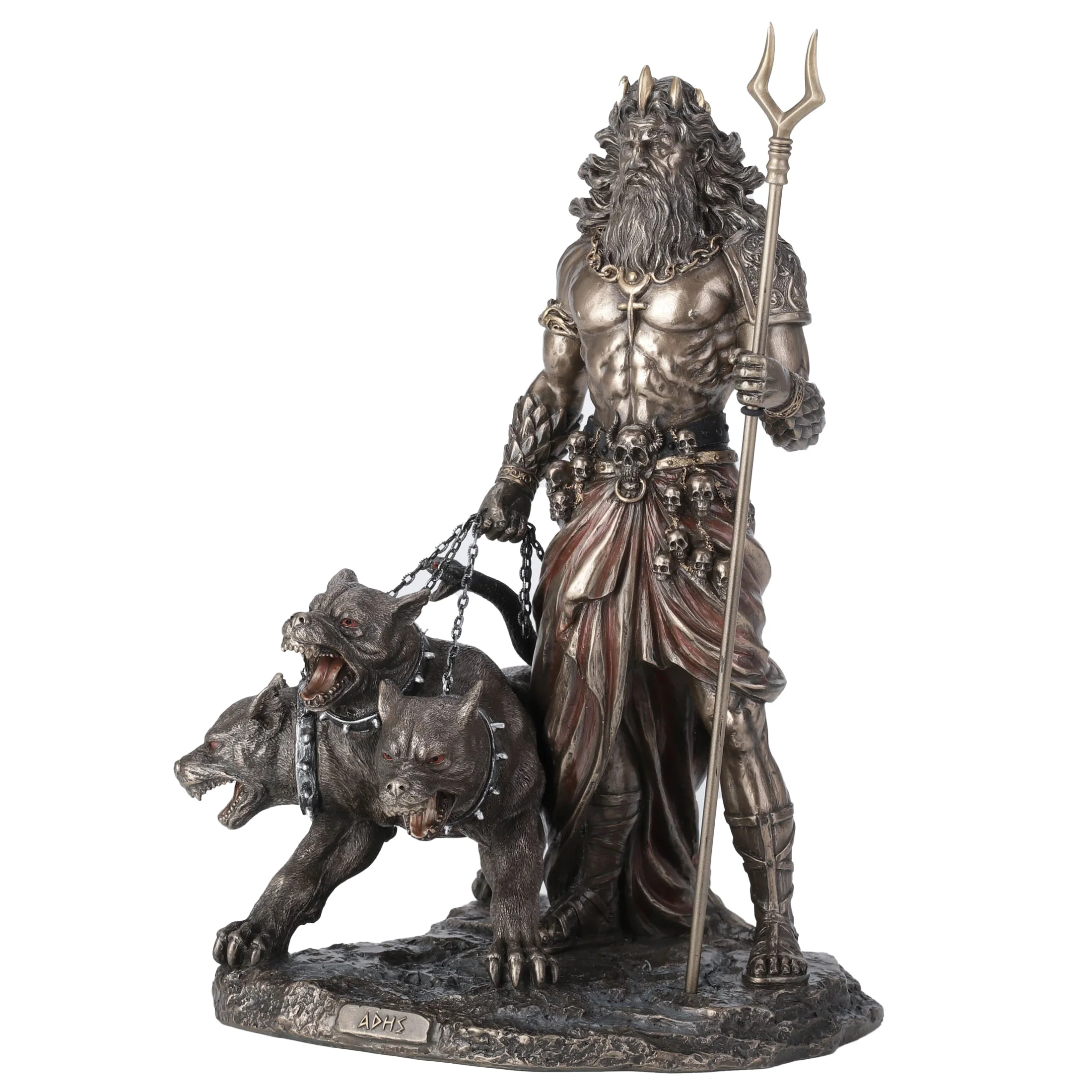 Hades Greek God Of The Underworld With Cerberus 30cm Veronese Statue — additional product image 2 from ArtStatues