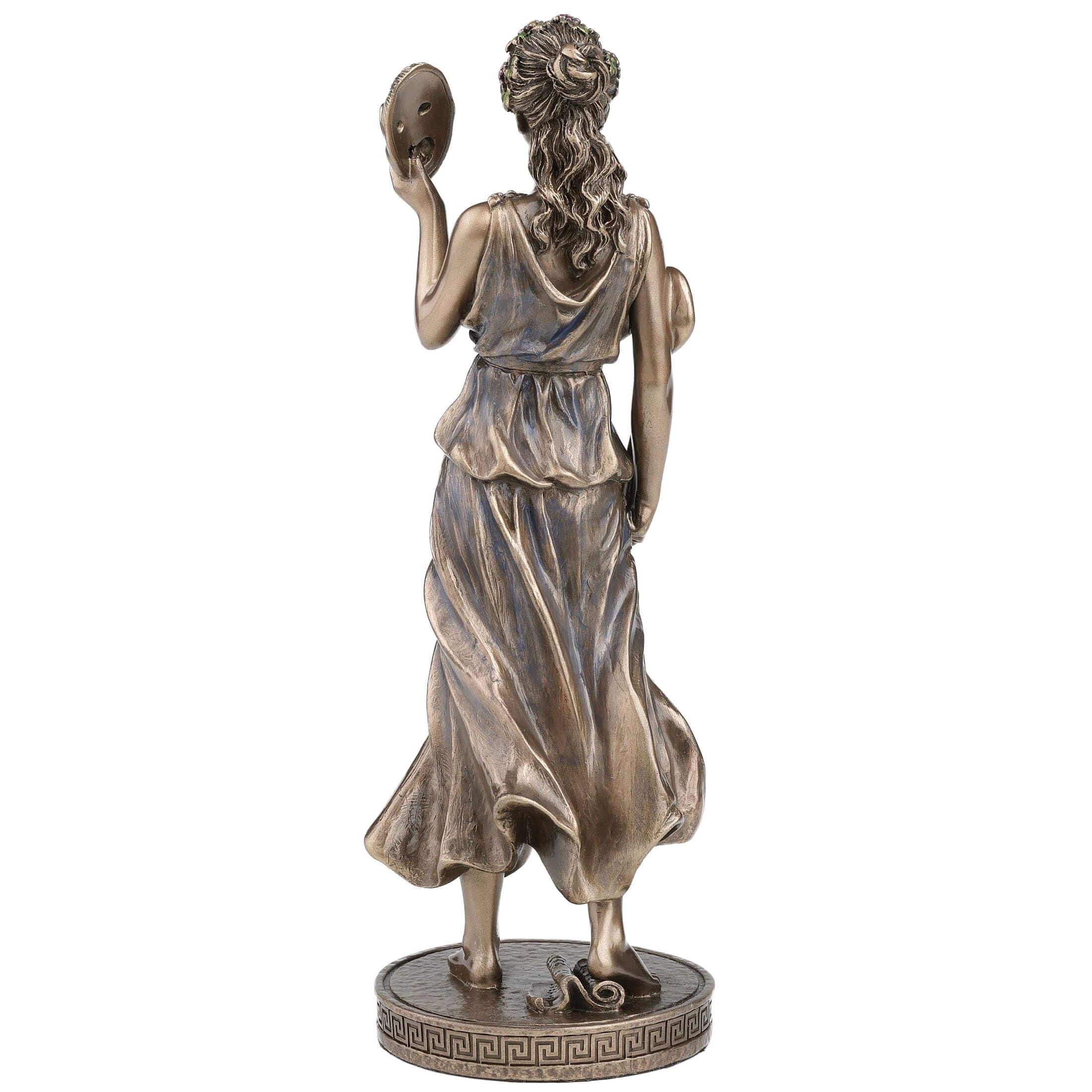 Thalia Muse of Comedy Statue - 23 cm Cold-Cast Bronze by Veronese — additional product image 4 from ArtStatues
