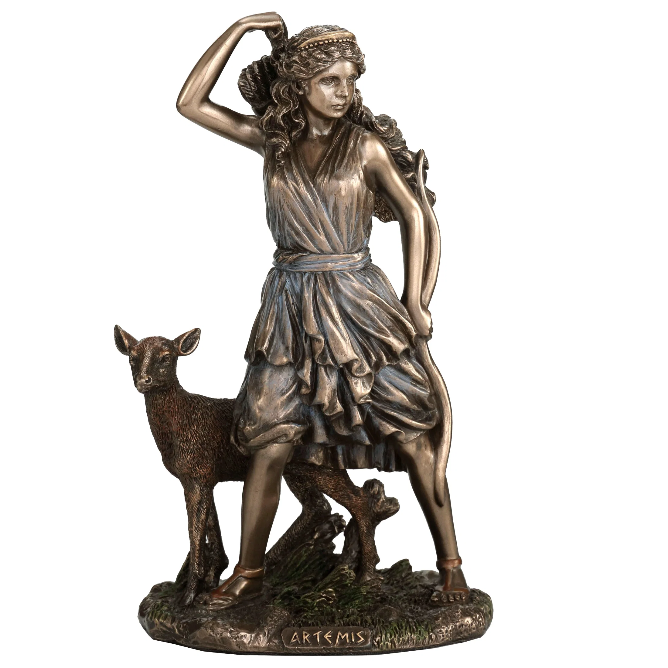 Artemis The Greek Goddess Of The Hunt 16.5cm Veronese Statue — additional product image 2 from ArtStatues