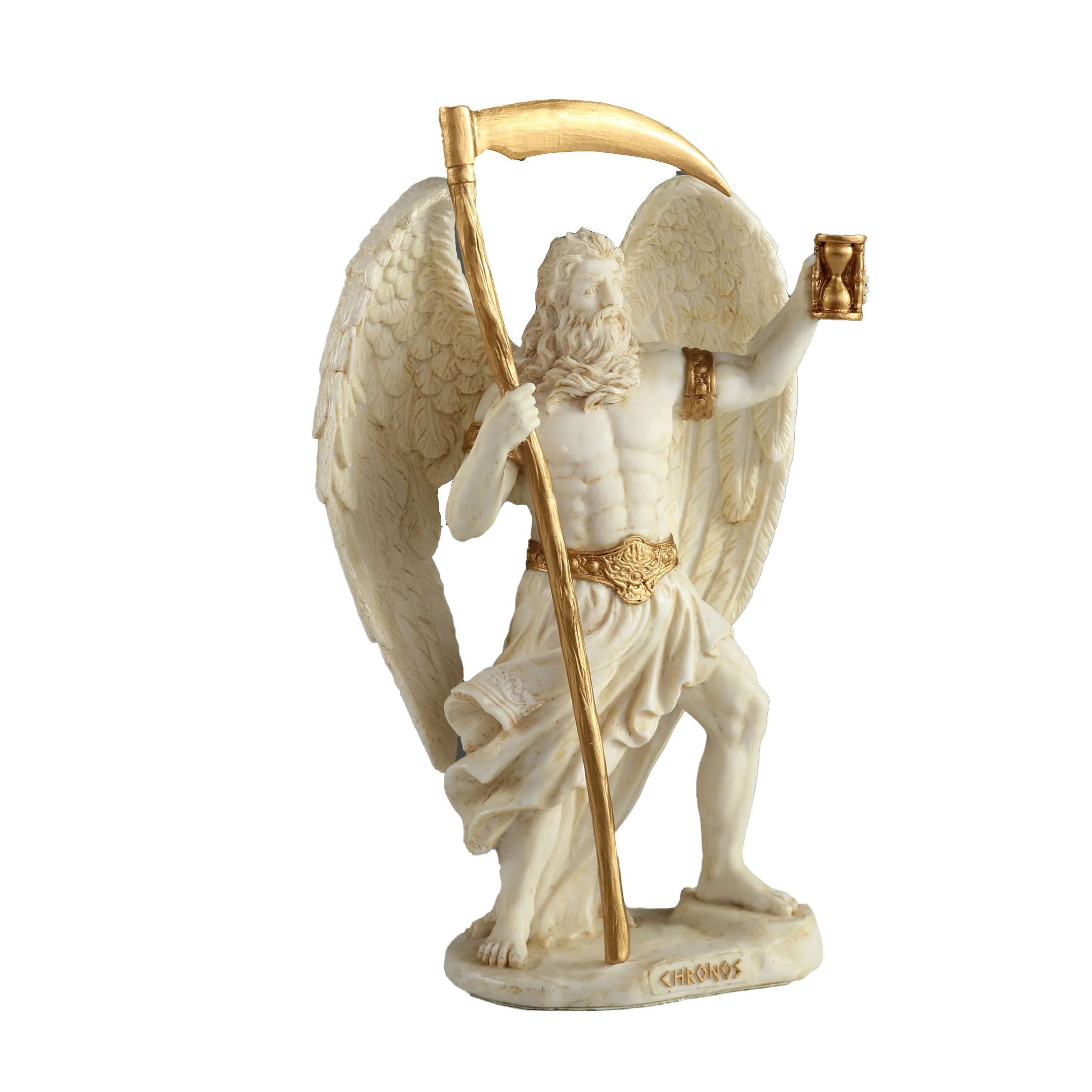 Chronos The Greek God Of Time 18.5cm Veronese White Statue — additional product image 3 from ArtStatues