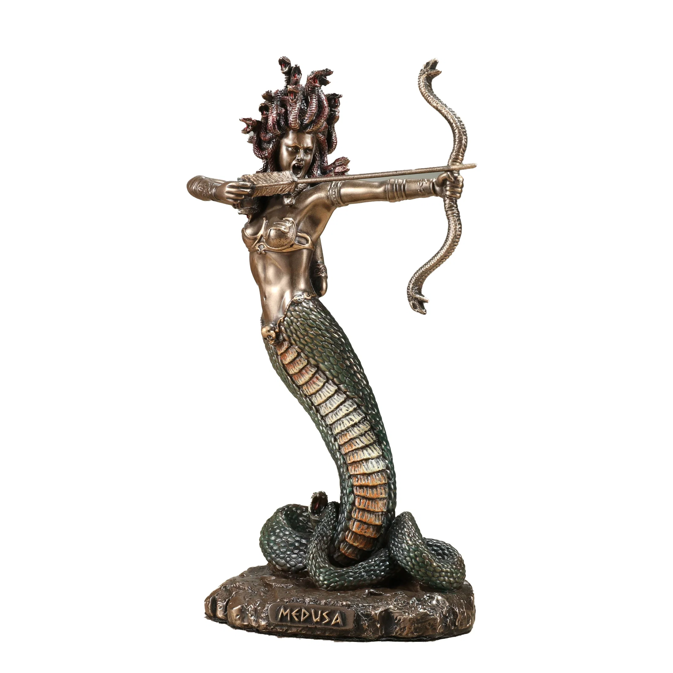Furious Medusa Shooting Arrow 15.5cm Veronese Statue — additional product image 4 from ArtStatues