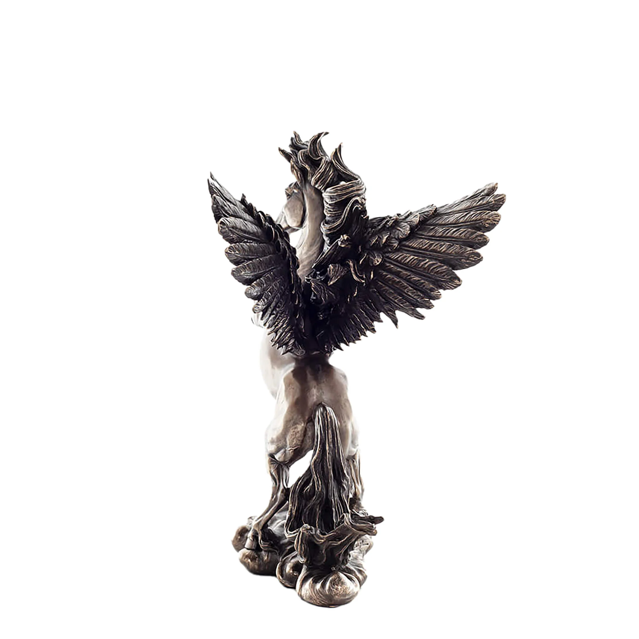Pegasus 28x26cm Veronese Cold-Cast Bronze Statue – Majestic Winged Horse Figurine — additional product image 2 from ArtStatues