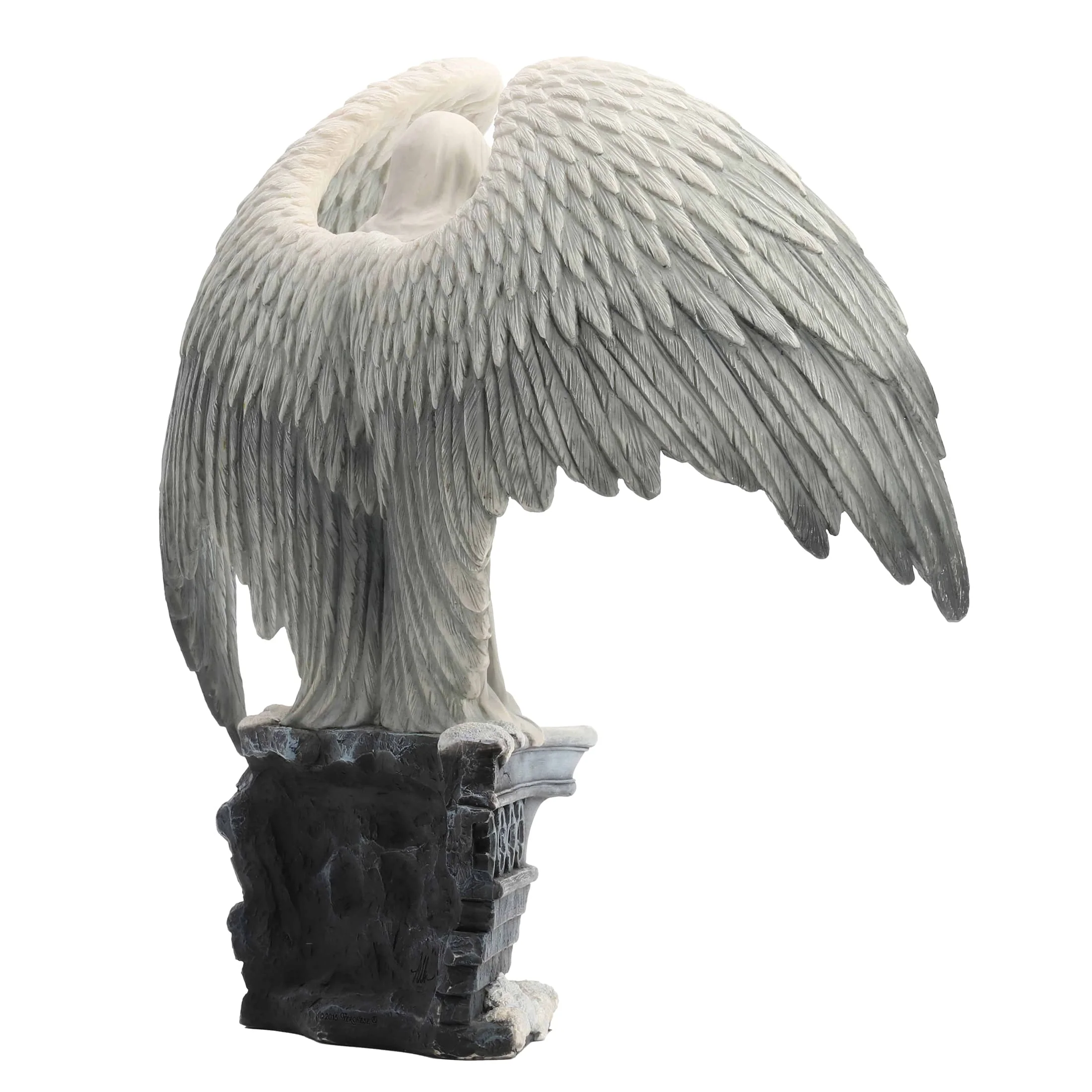 Dark Angel of Death Statue – 28×32.5 cm Gothic Fantasy Figurine — additional product image 3 from ArtStatues