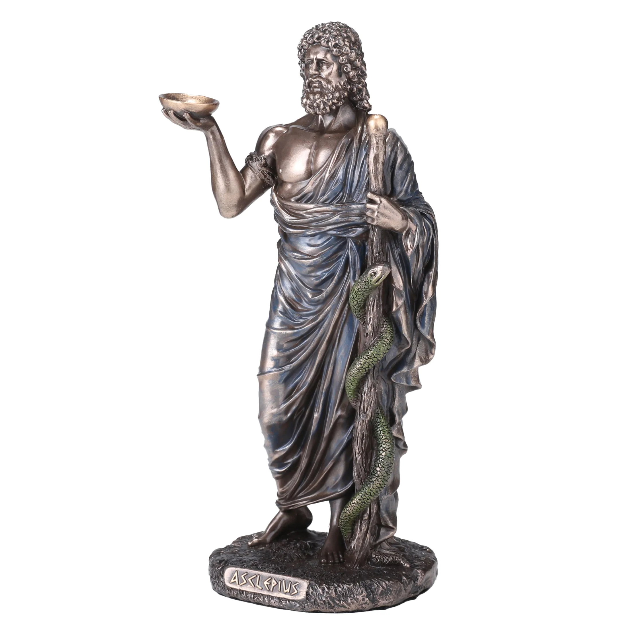 Asclepius Greek God Of Medicine 16cm Veronese Statue — additional product image 4 from ArtStatues