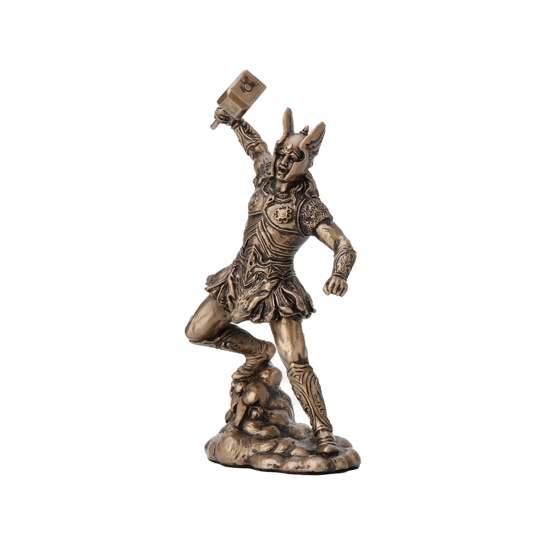 Thor Bronze Statue – 11.5 cm Norse Mythology Warrior Sculpture — additional product image 2 from ArtStatues