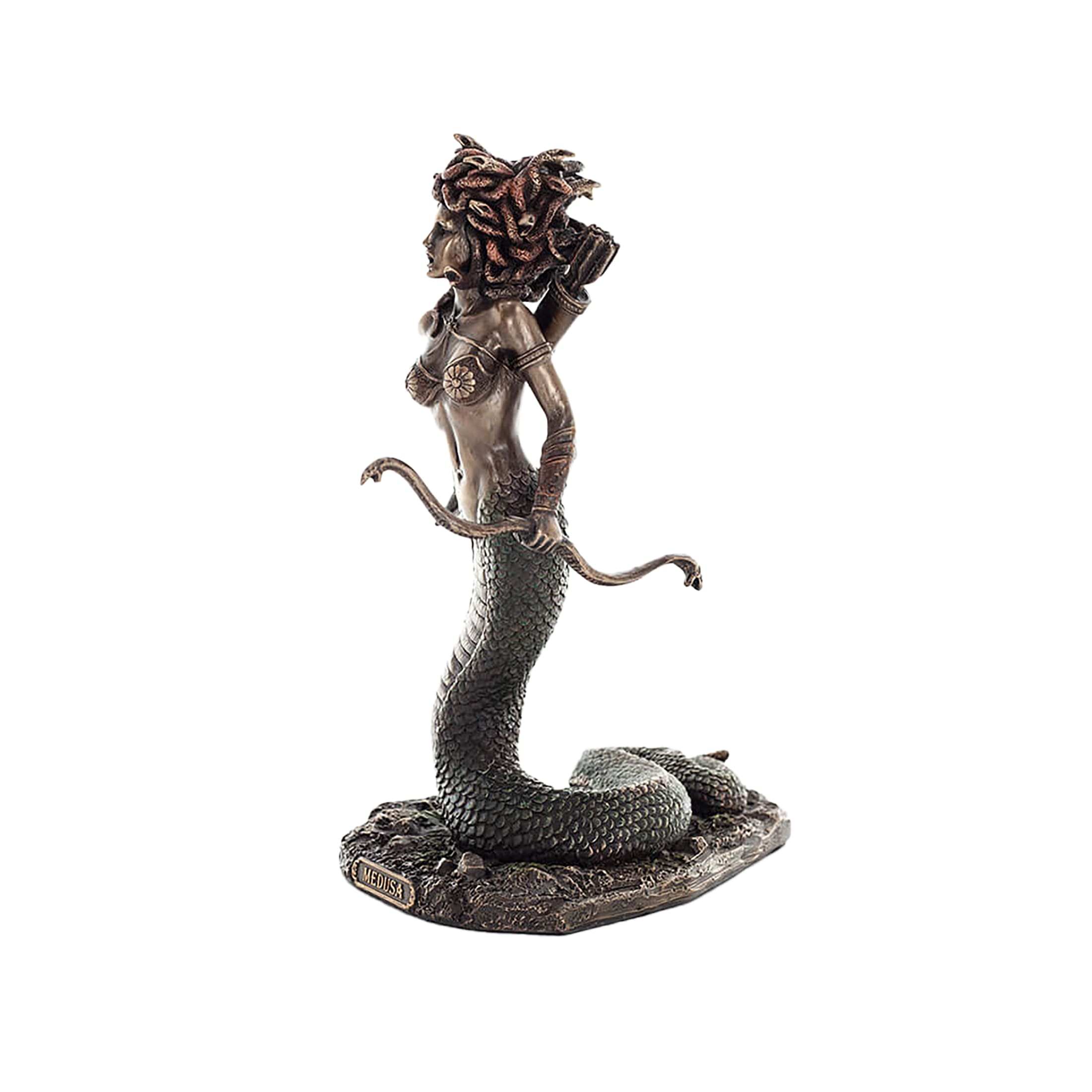 Medusa Archer Bronze Statue – 21 cm Greek Mythology Figurine — additional product image 2 from ArtStatues