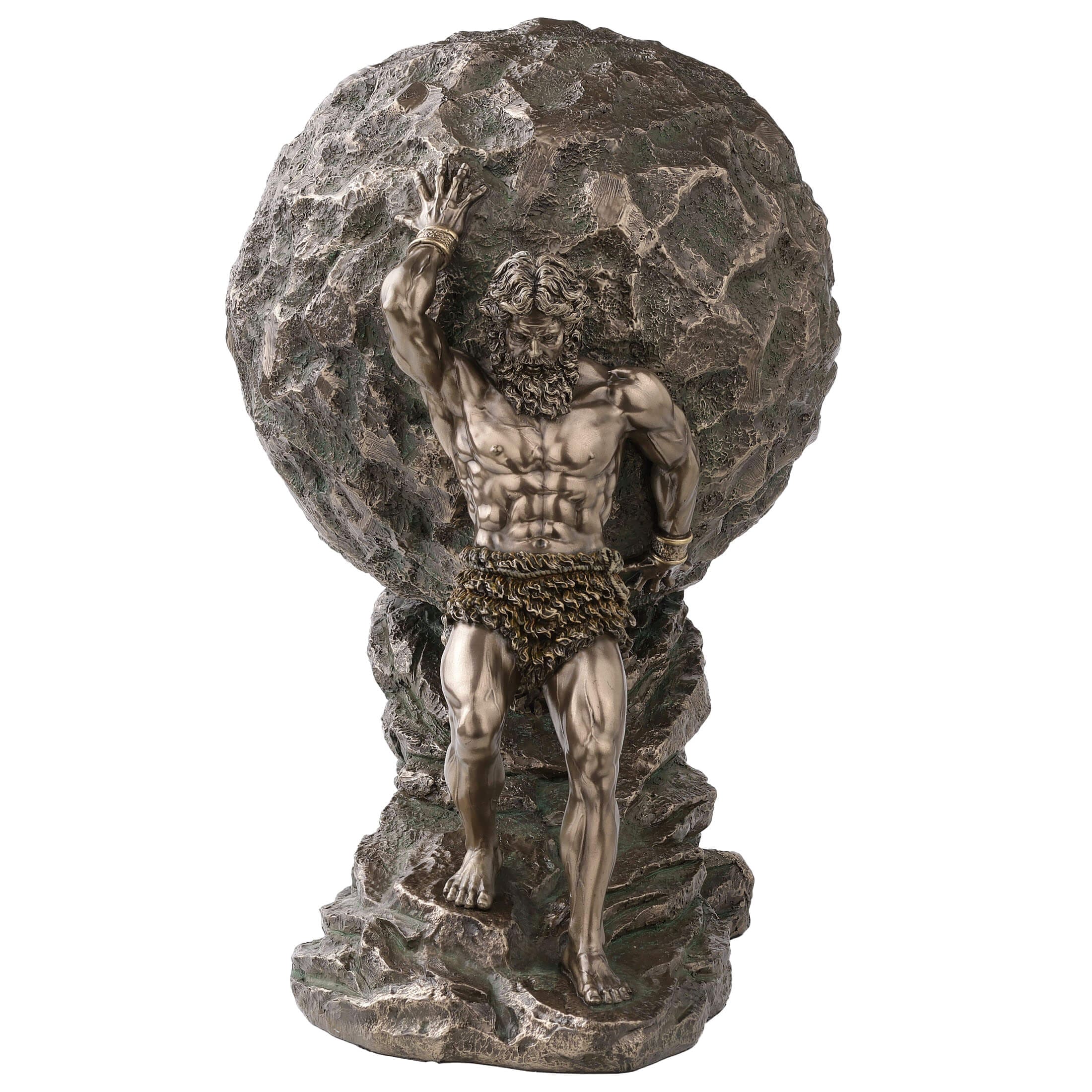 Sisyphus Statue - 38.5 cm Cold-Cast Bronze Figurine by Veronese — additional product image 3 from ArtStatues