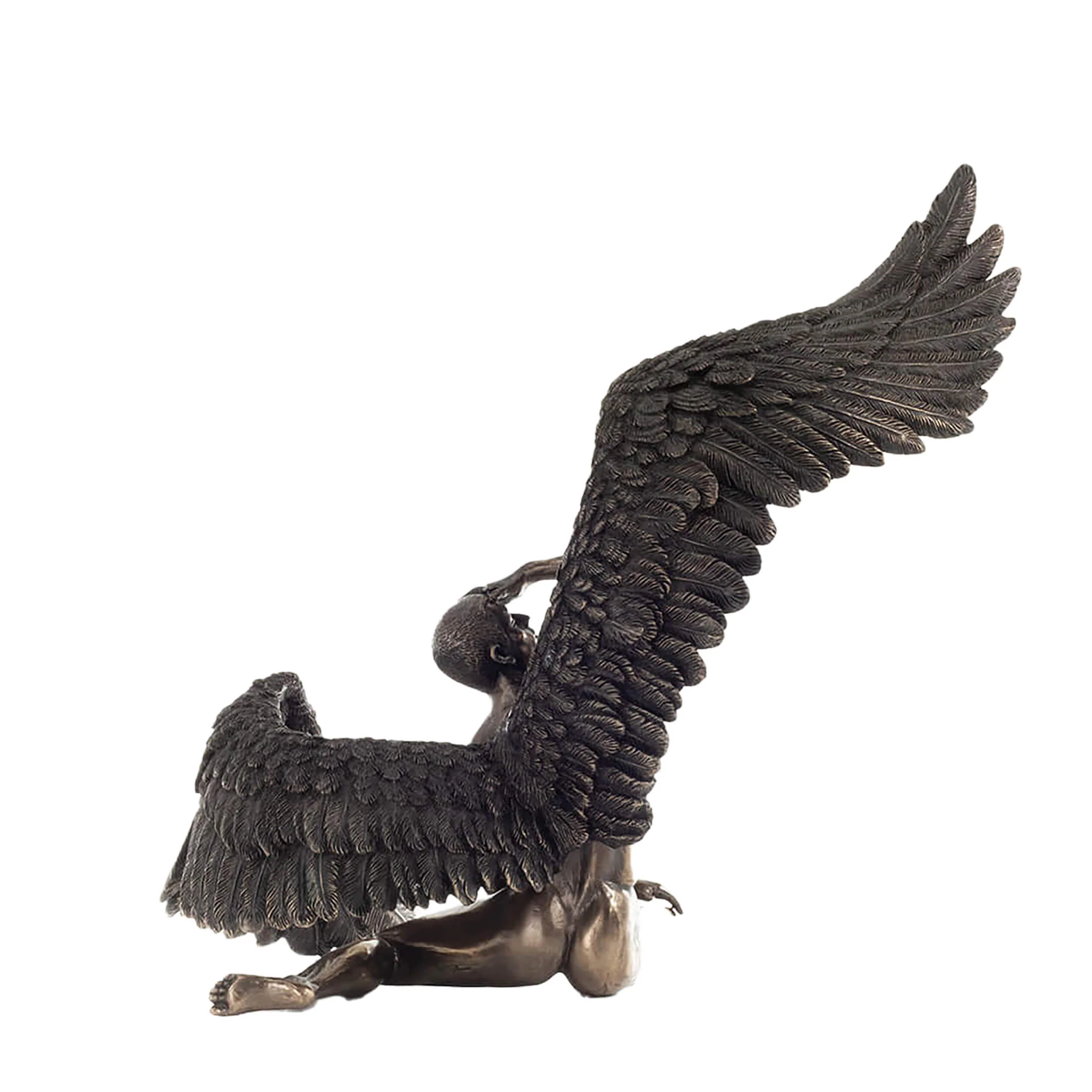Fallen Angel Bronze Statue – 27.5 cm Symbol of Despair and Redemption — additional product image 3 from ArtStatues