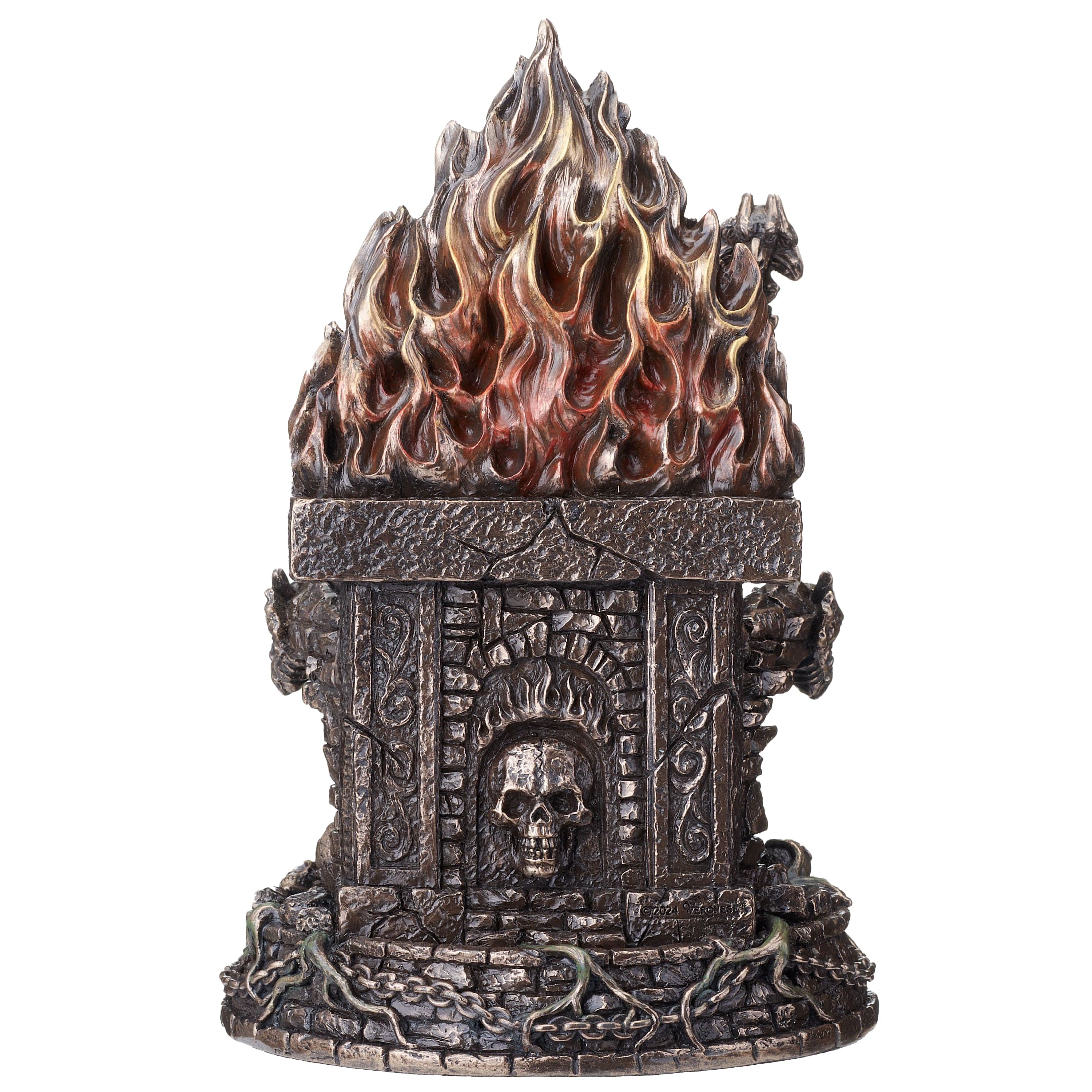 Undead King on Throne Statue – Veronese Bronze, 22×15 cm — additional product image 3 from ArtStatues