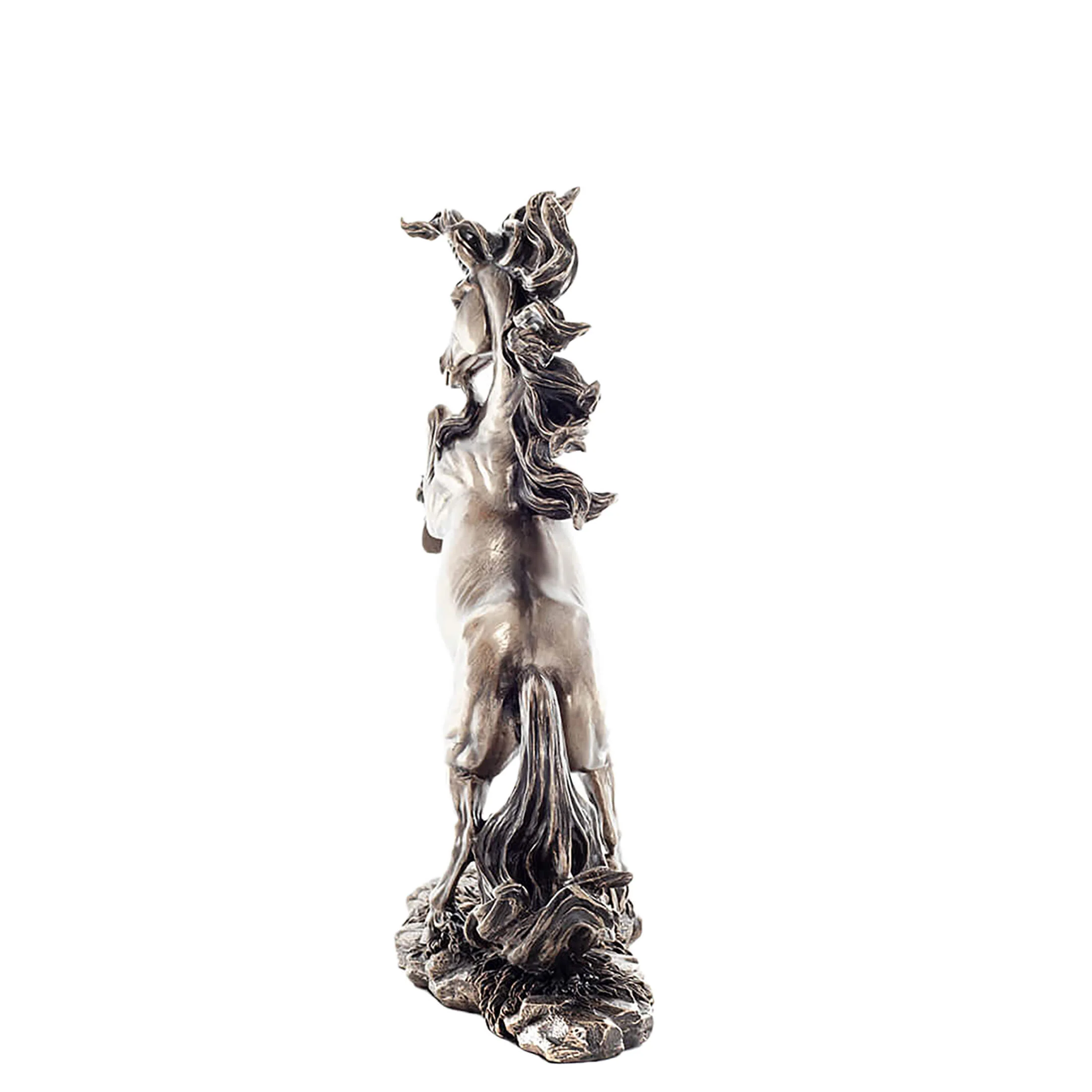 Unicorn 30cm Veronese Cold-Cast Bronze Statue – Majestic Fantasy Horse Figurine — additional product image 2 from ArtStatues
