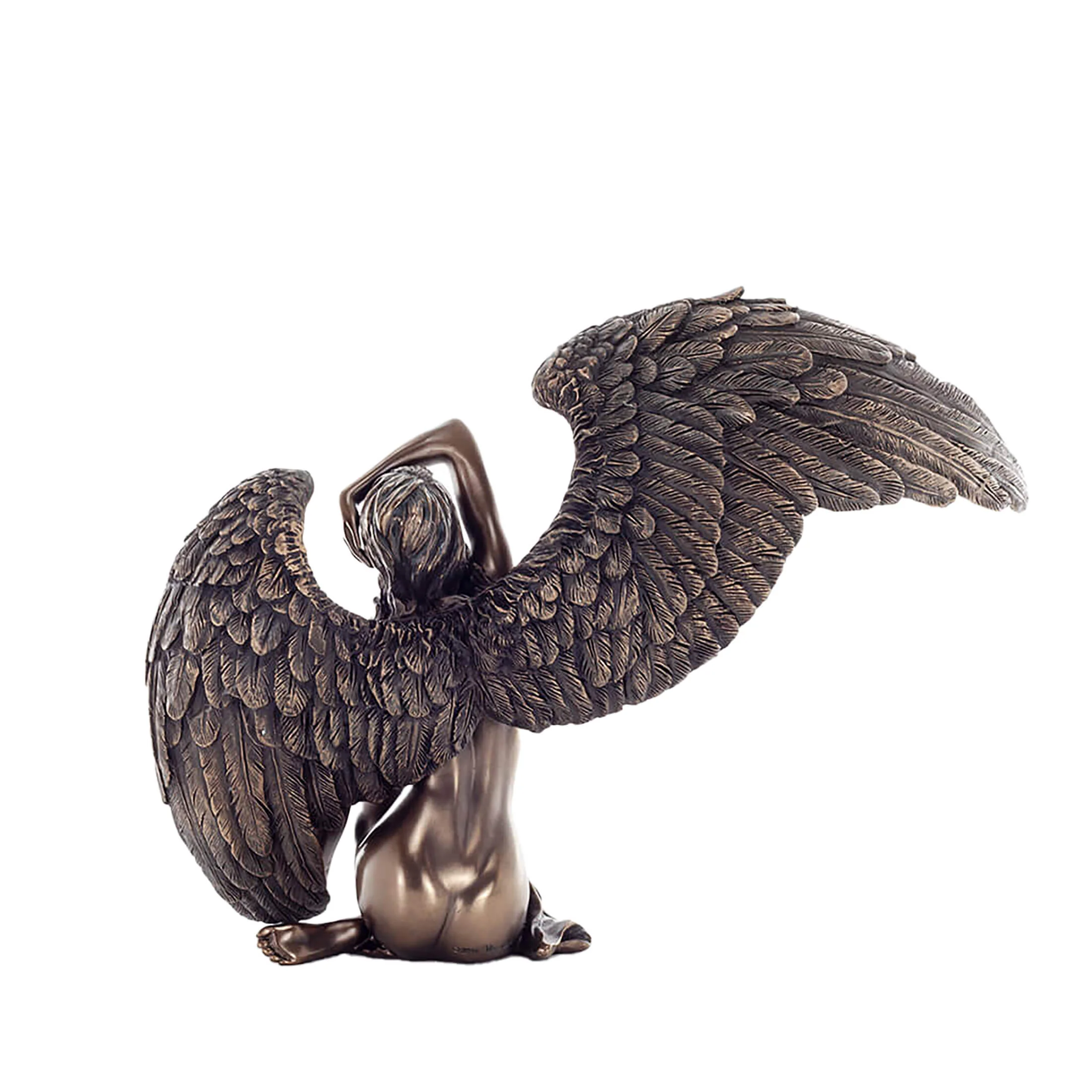 Fallen Angel Bronze Statue – 16.5 cm Symbol of Sorrow & Beauty — additional product image 3 from ArtStatues