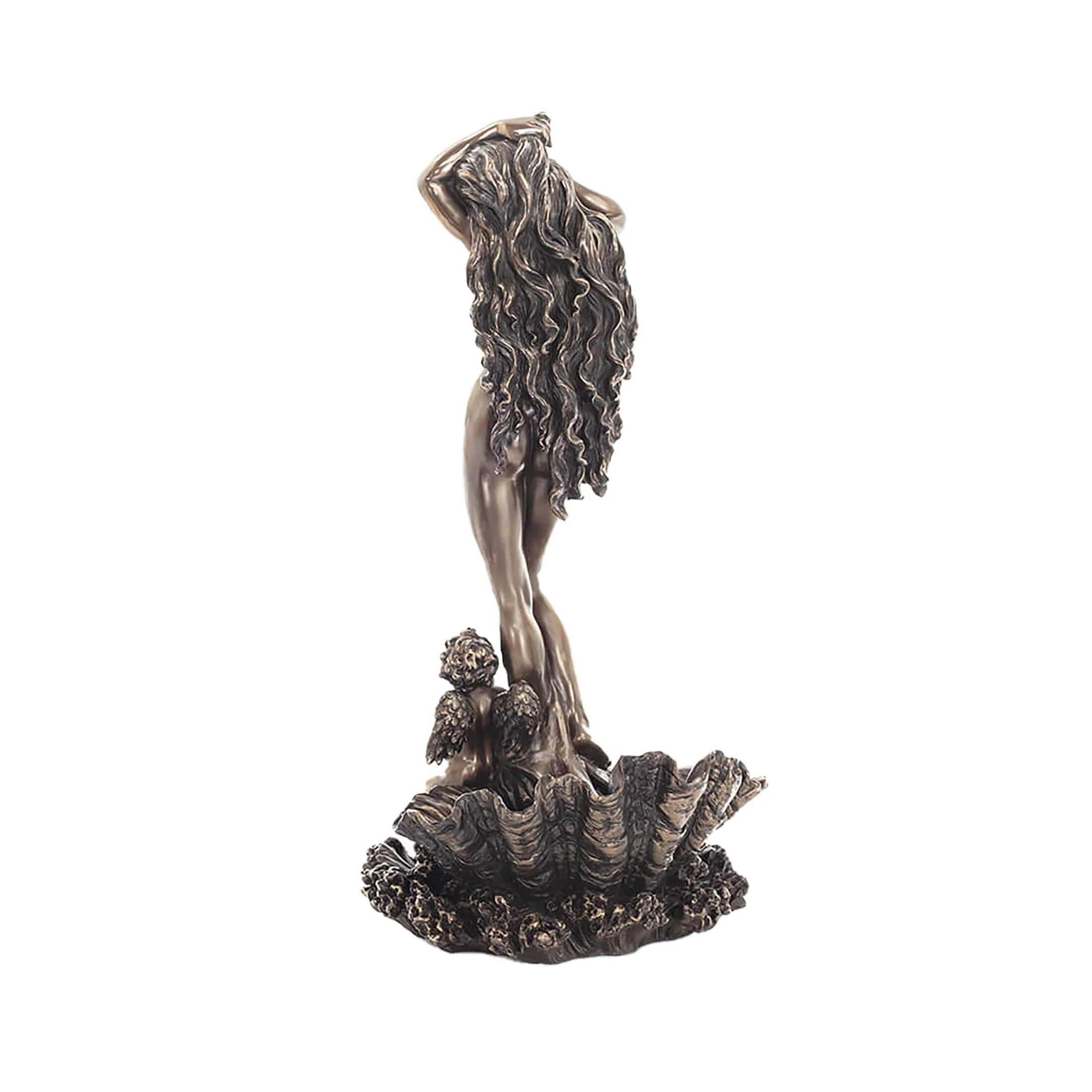 Aphrodite Rising from the Sea Statue – Veronese 72cm Cold-Cast Bronze Greek Goddess Figurine — additional product image 3 from ArtStatues
