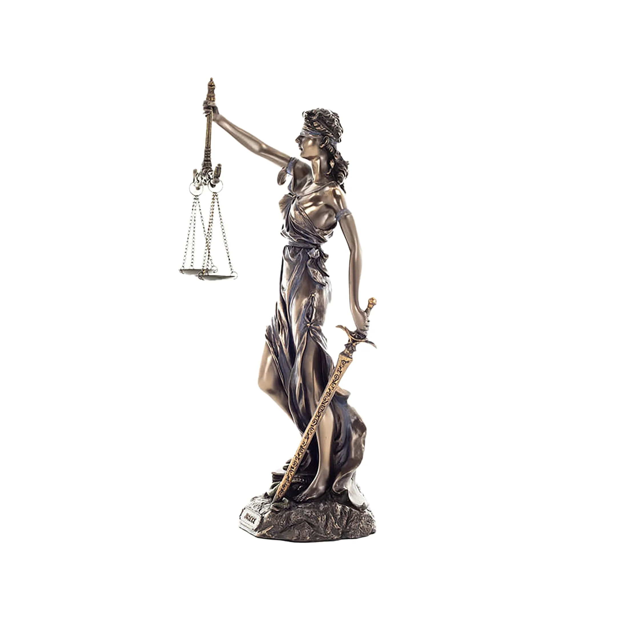Themis Goddess of Justice Bronze Statue – 30 cm Greek Figurine — additional product image 2 from ArtStatues