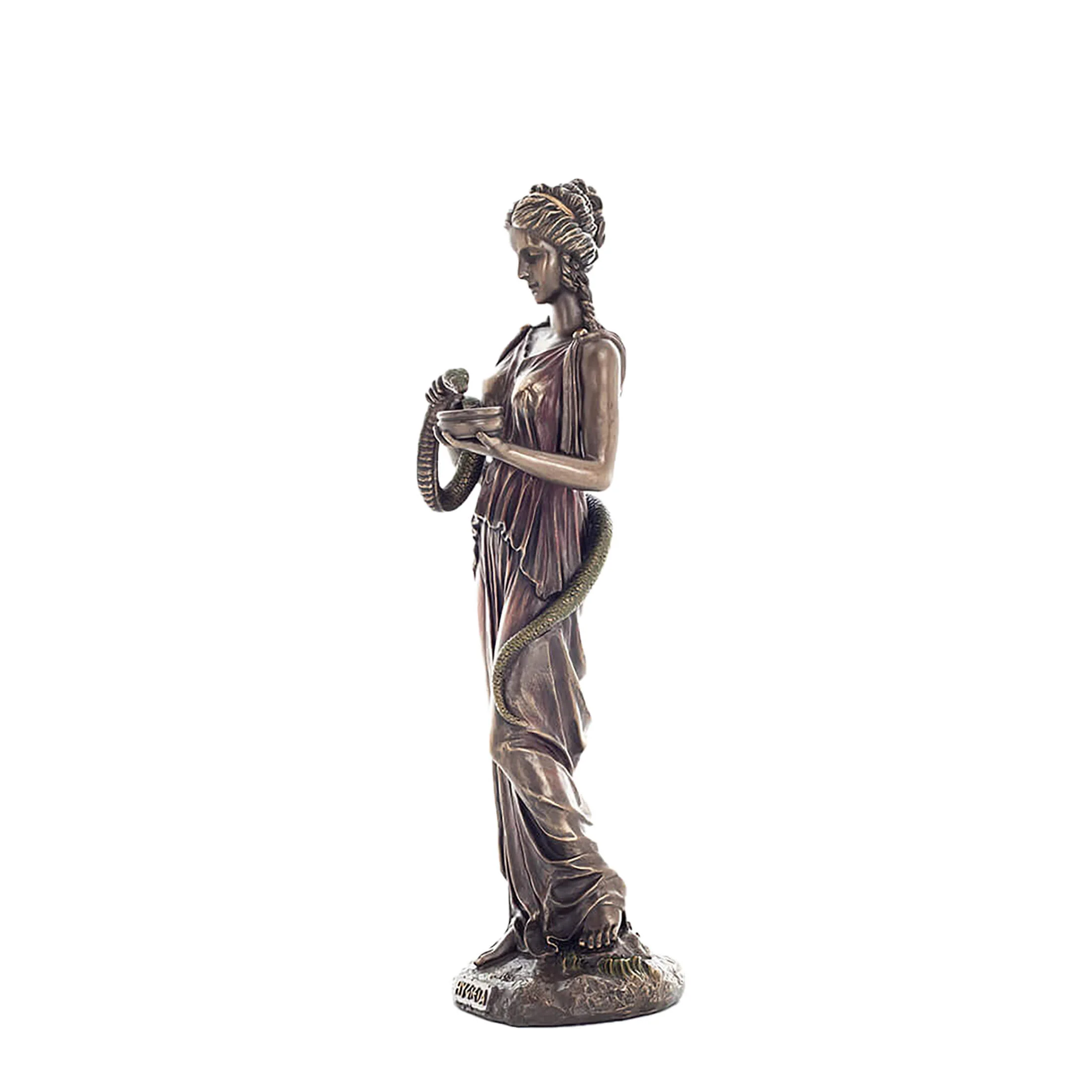 Hygeia Greek Goddess of Health Statue – 27.5cm Bronze by Veronese — additional product image 2 from ArtStatues