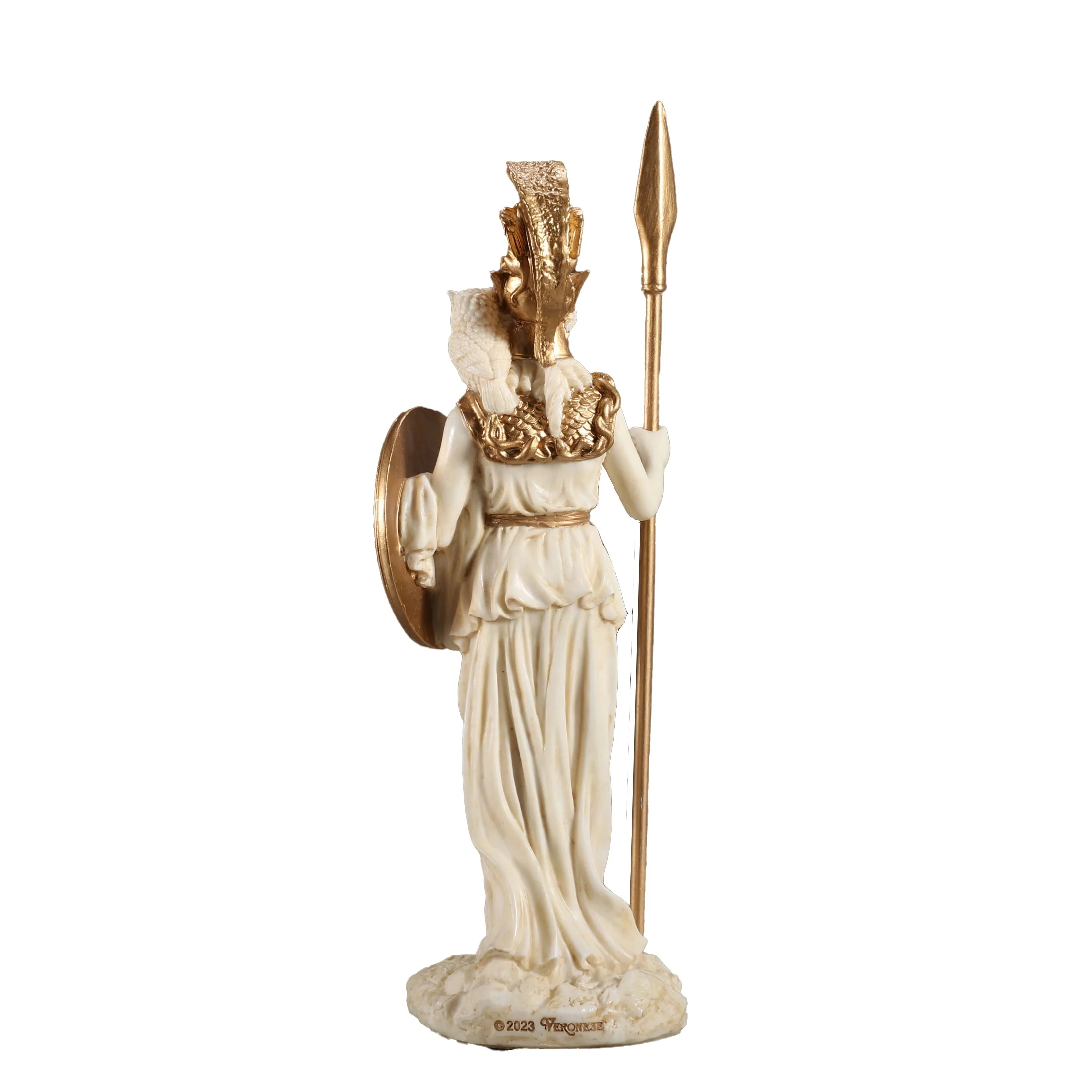 Athena The Greek Goddess Of Wisdom 16.5cm Veronese White Statue — additional product image 4 from ArtStatues
