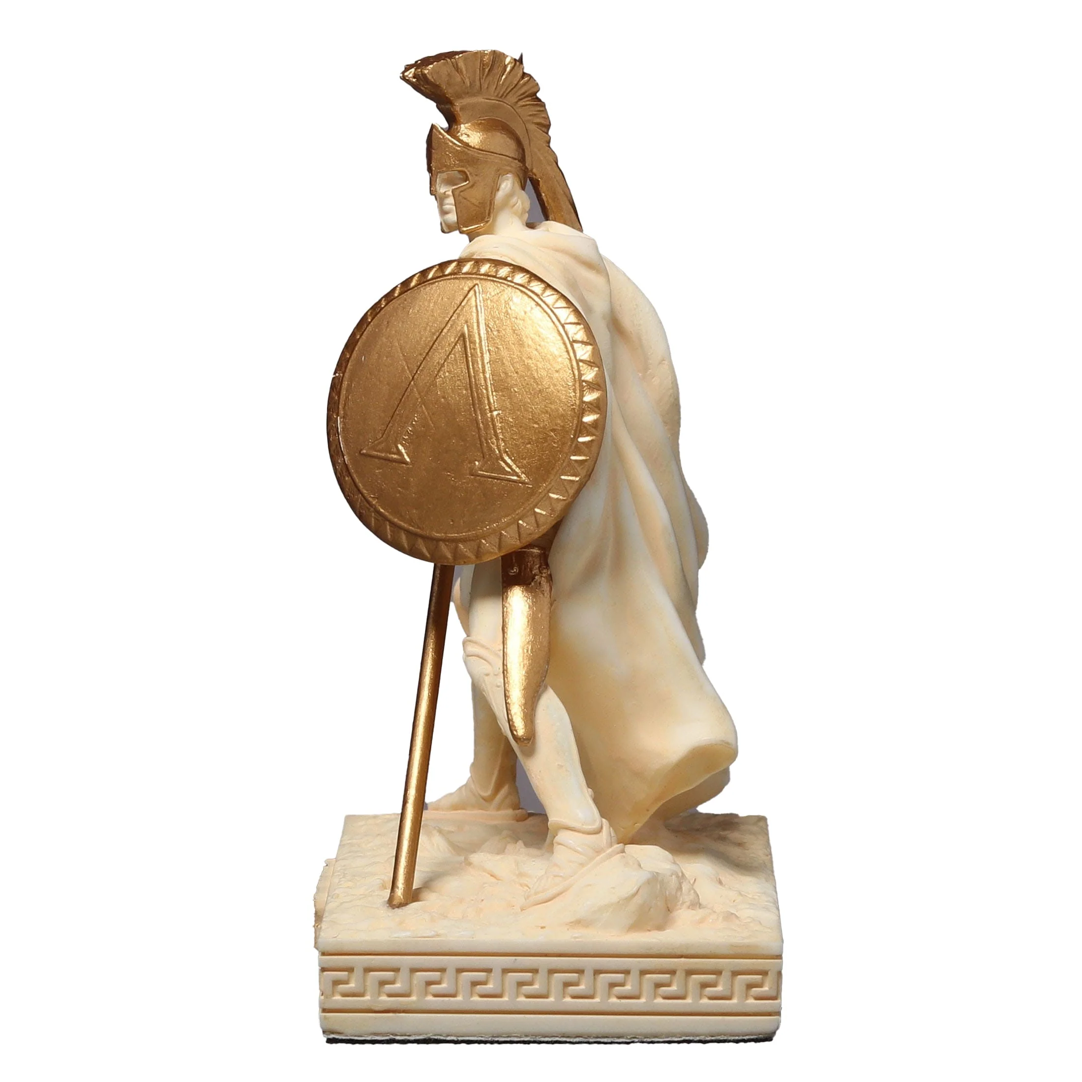 Leonidas Spartan King Statue – White & Gold, 7.2 cm — additional product image 5 from ArtStatues