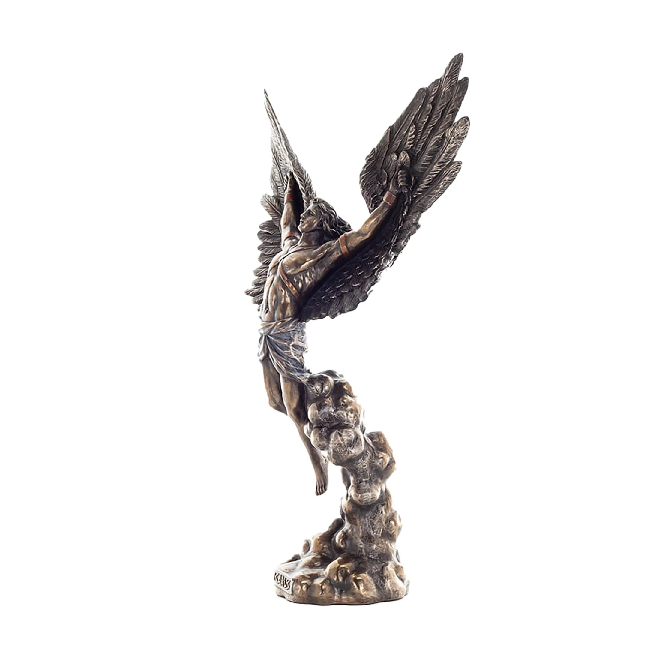 Nike Winged Victory Bronze Statue – Cold-Cast Mythological Figurine — additional product image 2 from ArtStatues