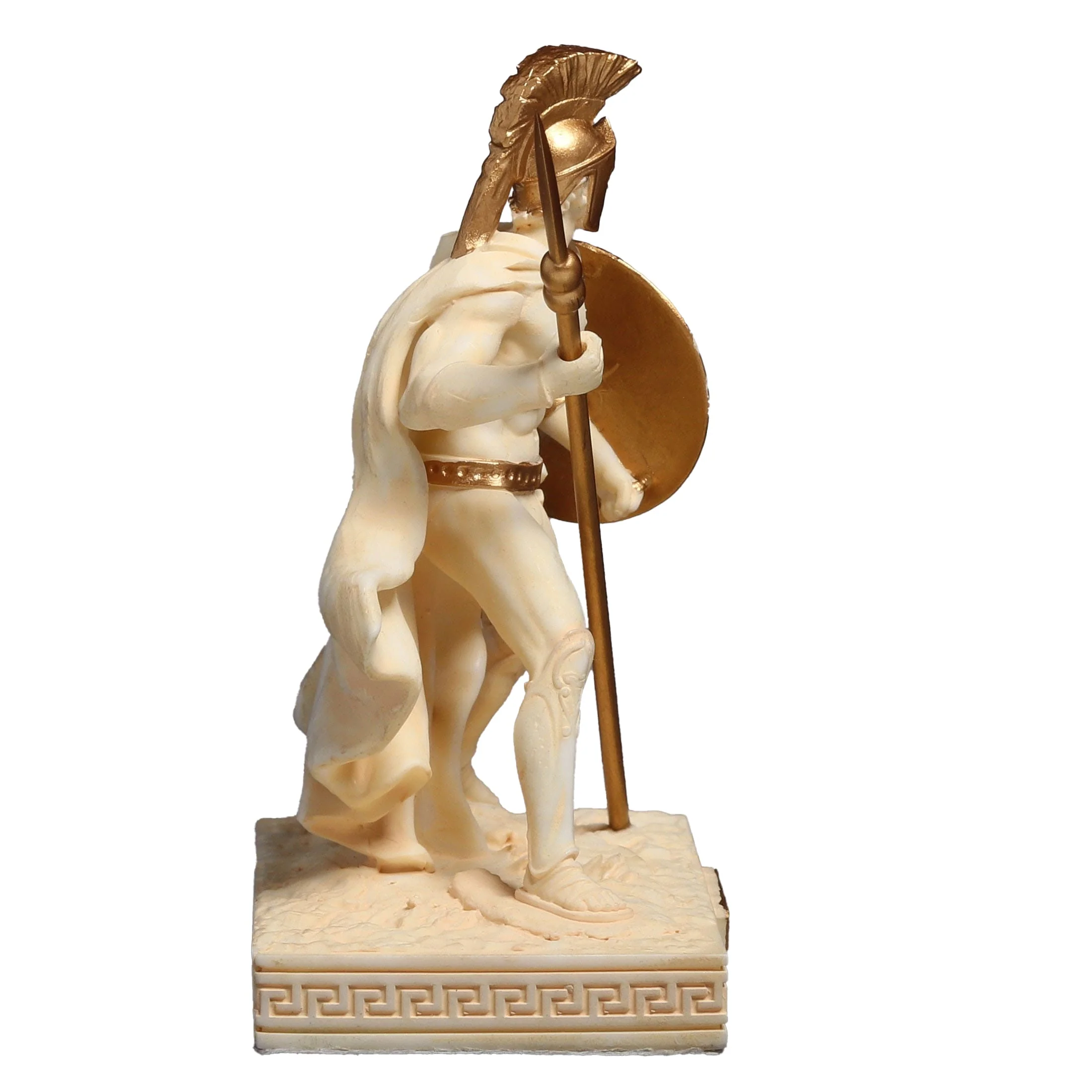Leonidas Spartan King Statue – White & Gold, 7.2 cm — additional product image 6 from ArtStatues