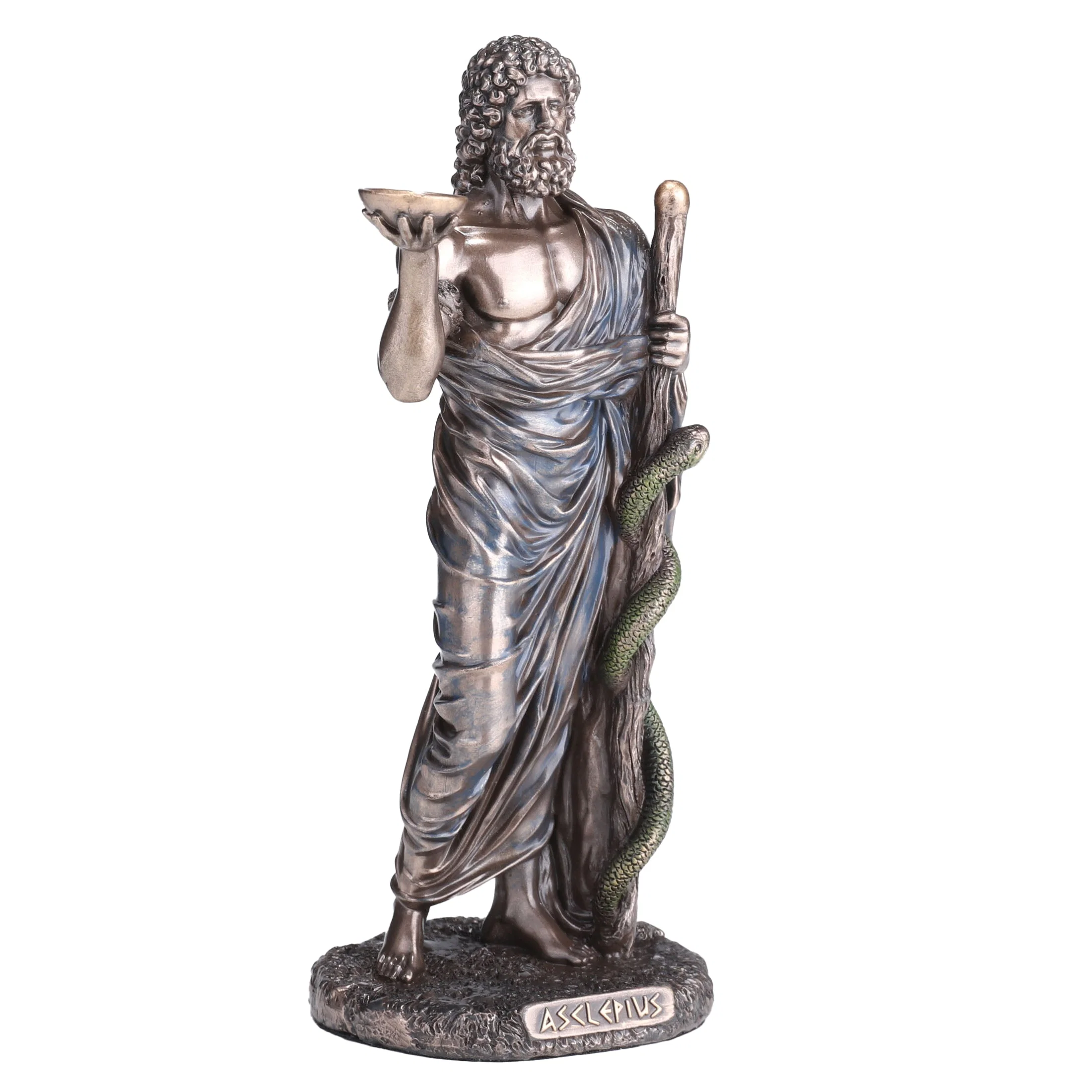 Asclepius Greek God Of Medicine 16cm Veronese Statue — additional product image 2 from ArtStatues