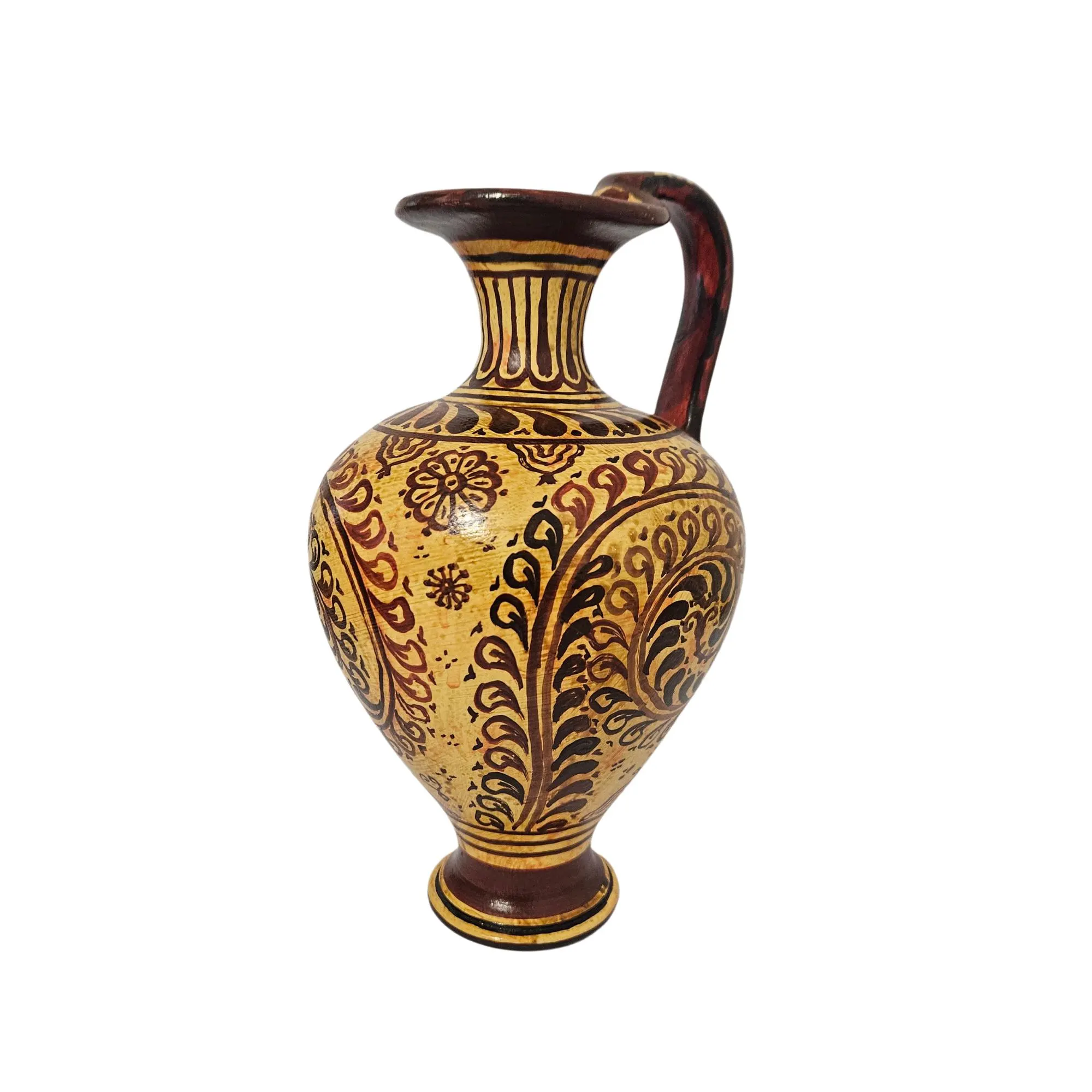 Mycenaean Civilization Ceramic Floral Vessel Amphora Ancient Greece — additional product image 5 from DadArt
