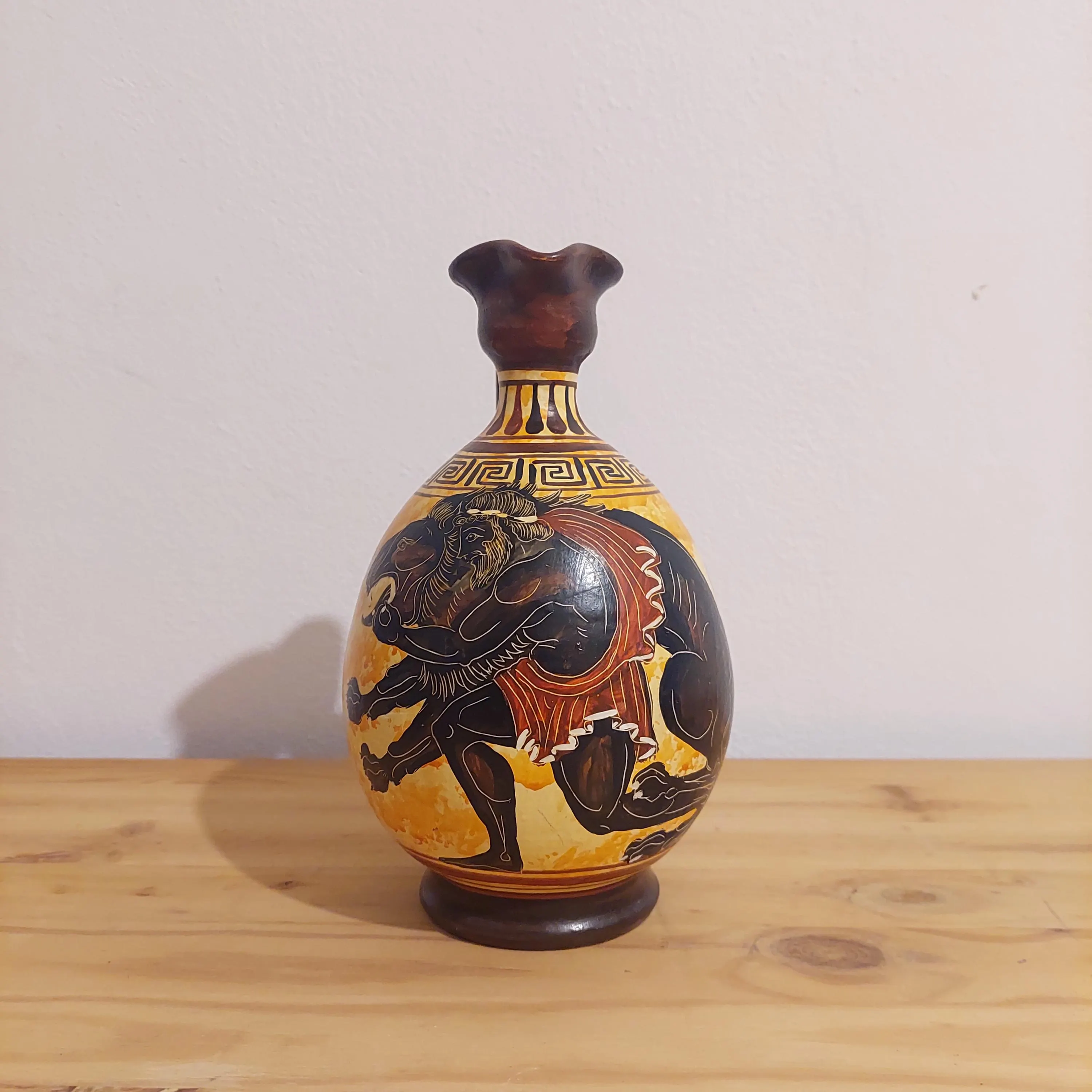 Heracles And Nessus Vase Handmade Greek Mythology Lekythos Red Figure Ceramic — additional product image 2 from DadArt