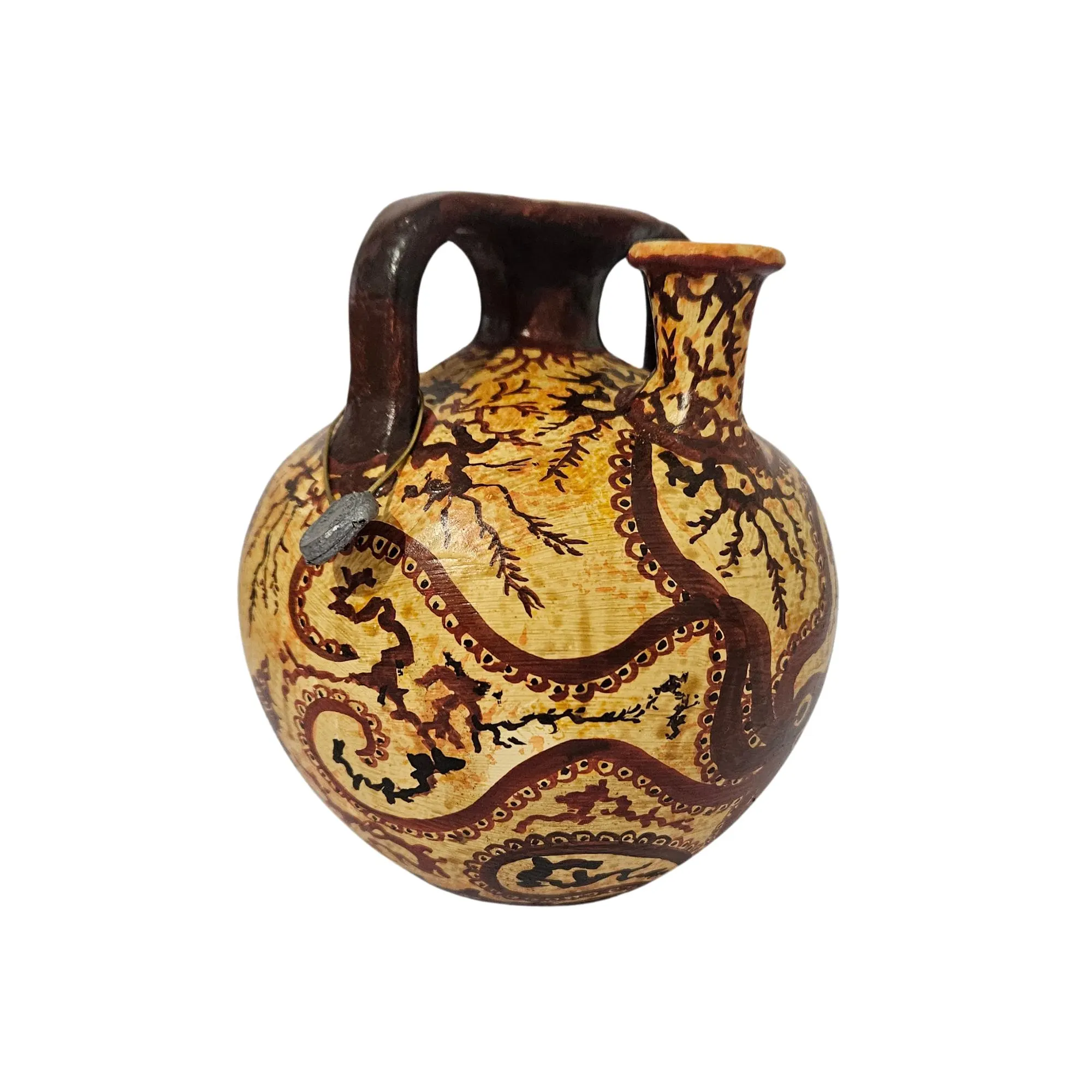 vintage ceramic Minoan period octopus vase — additional product image 4 from DadArt