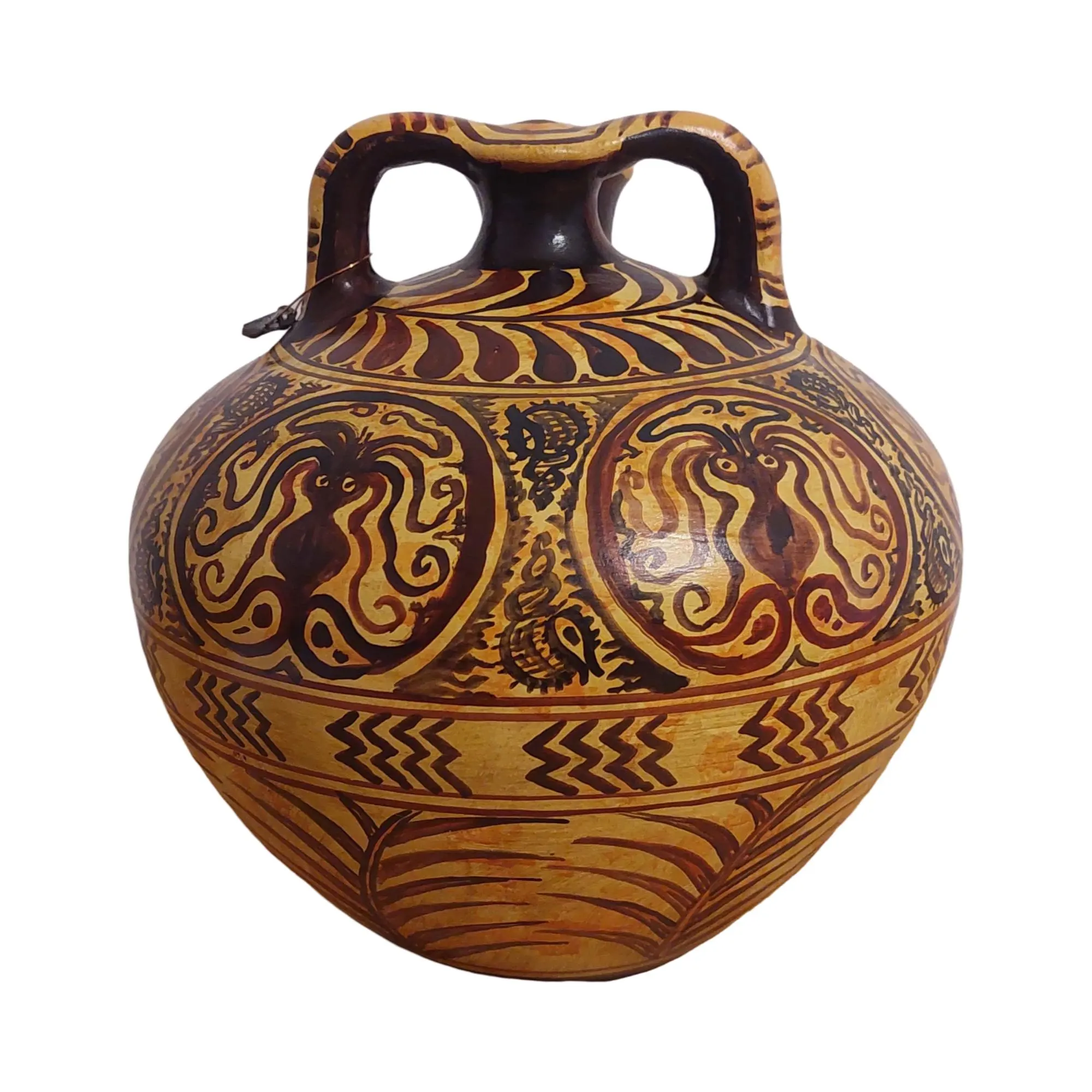 Minoan Octopus Marine Style Ceramic Jug Ancient Greece Museum Replica — additional product image 6 from DadArt