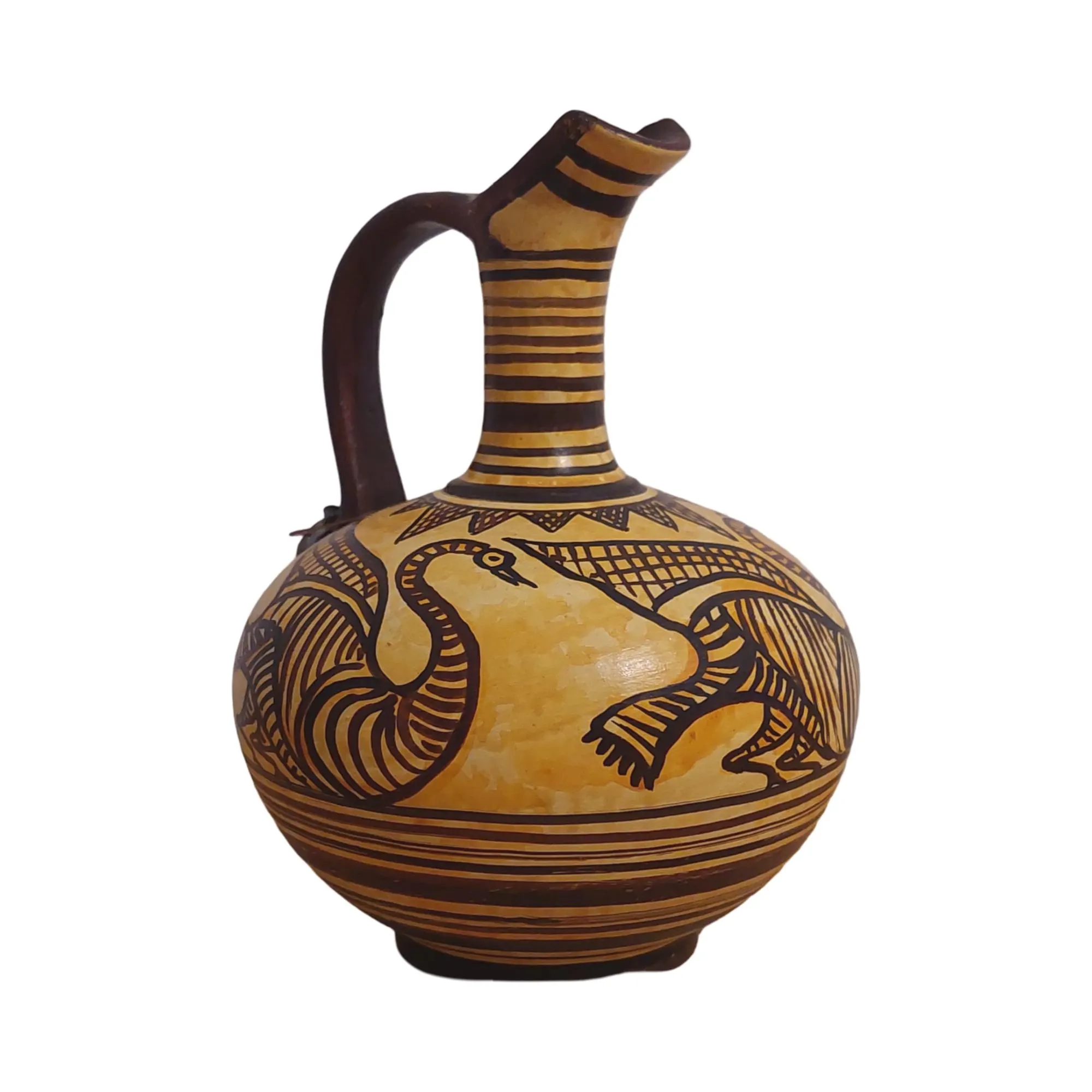 Geometric Bird Oinochoe Ceramic Jug Ancient Greece Museum Replica — additional product image 2 from DadArt