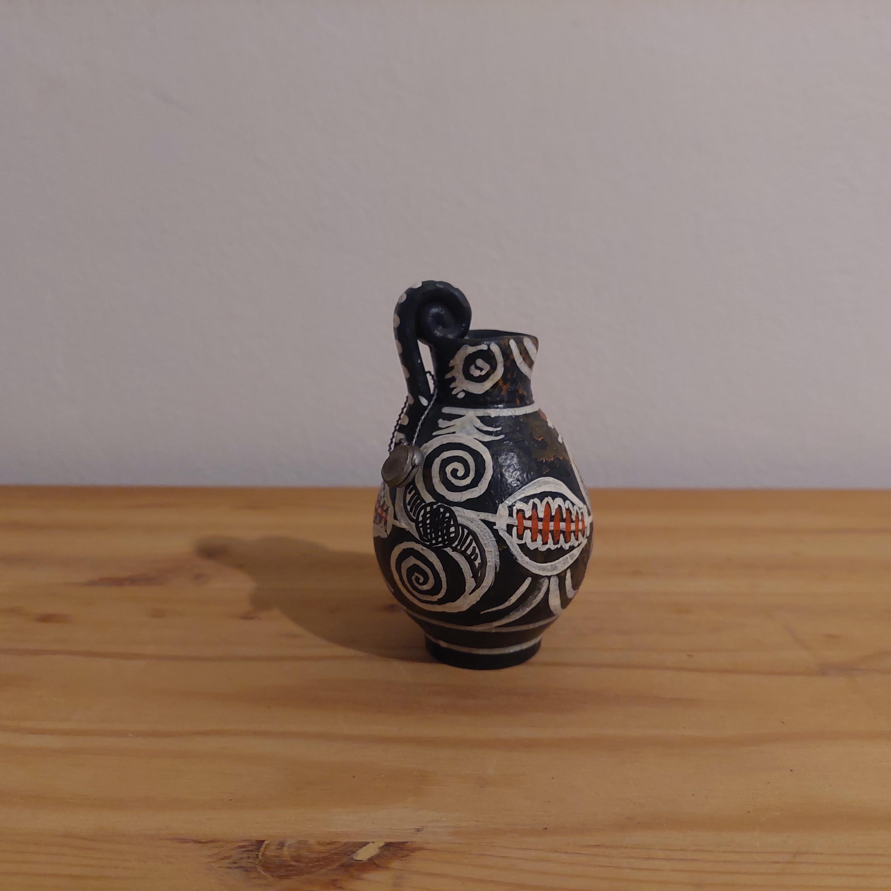 Kamares Period Miniature Pot | Minoan Ceramic Replica | Greek Art | 9cm — additional product image 4 from DadArt