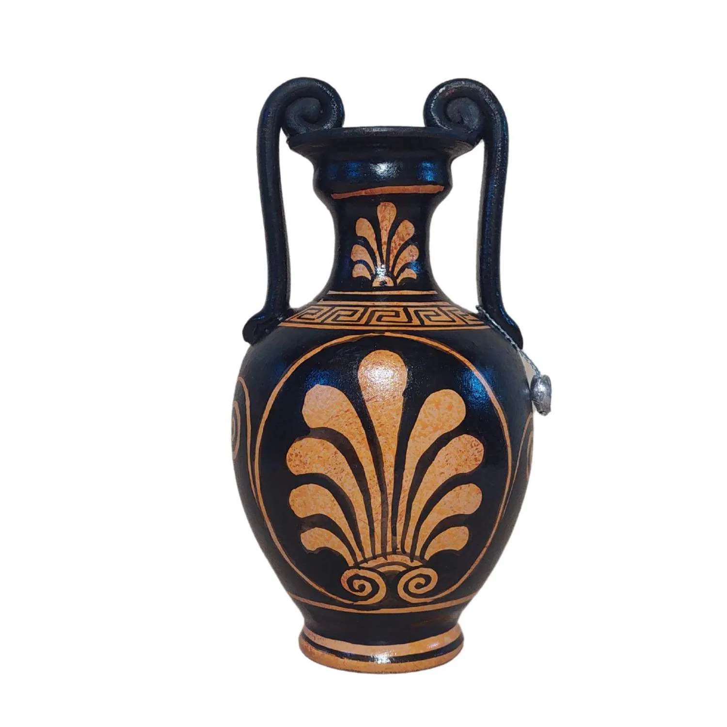 Hecate Triple Goddess Amphora Vessel Greek Ceramic Terracotta Handmade Vase Unique Piece 17cm — additional product image 4 from DadArt