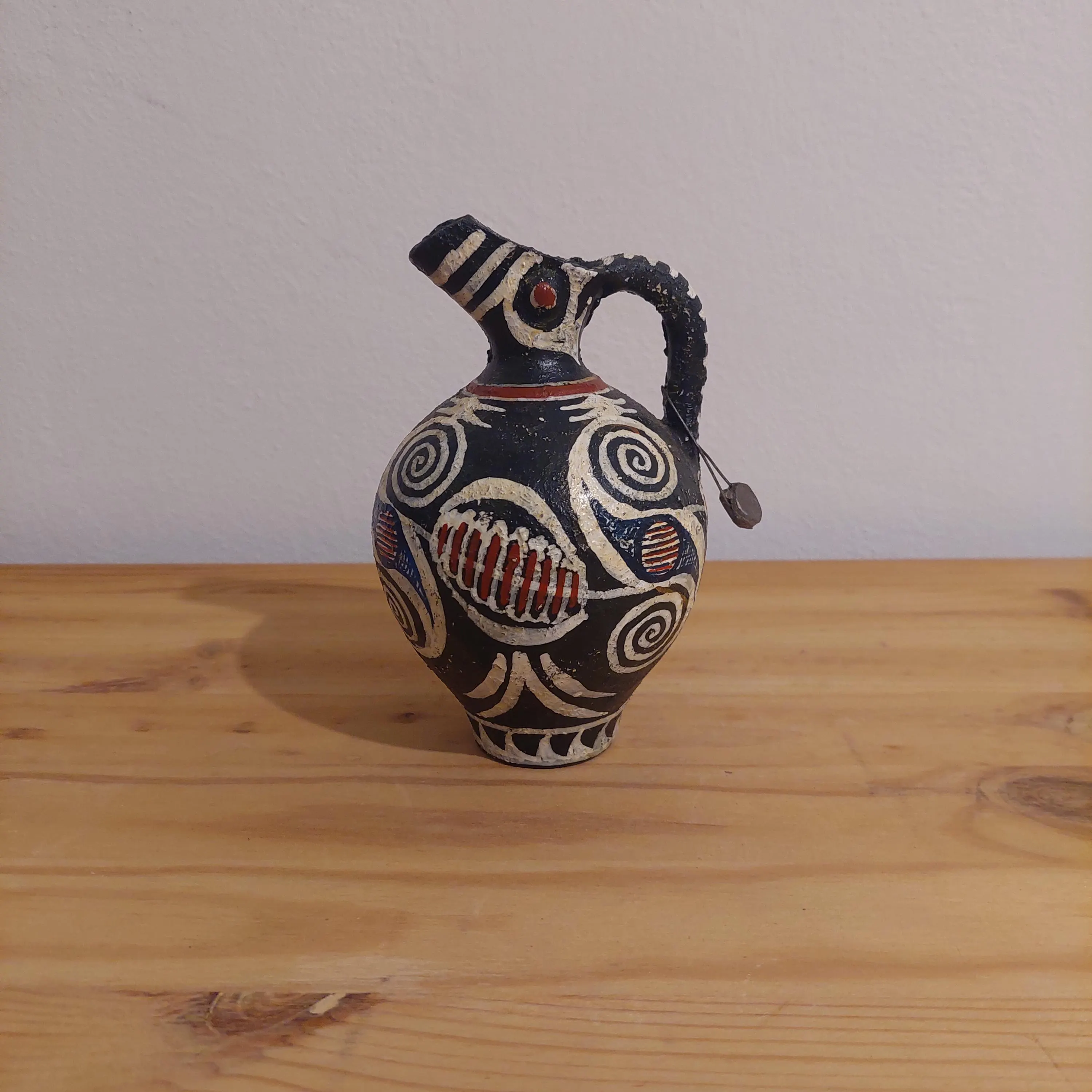 Kamares Style Miniature Jug | Faithful Minoan Replica | Handmade Decorative Ceramic | Ancient Crete Vase — additional product image 3 from DadArt