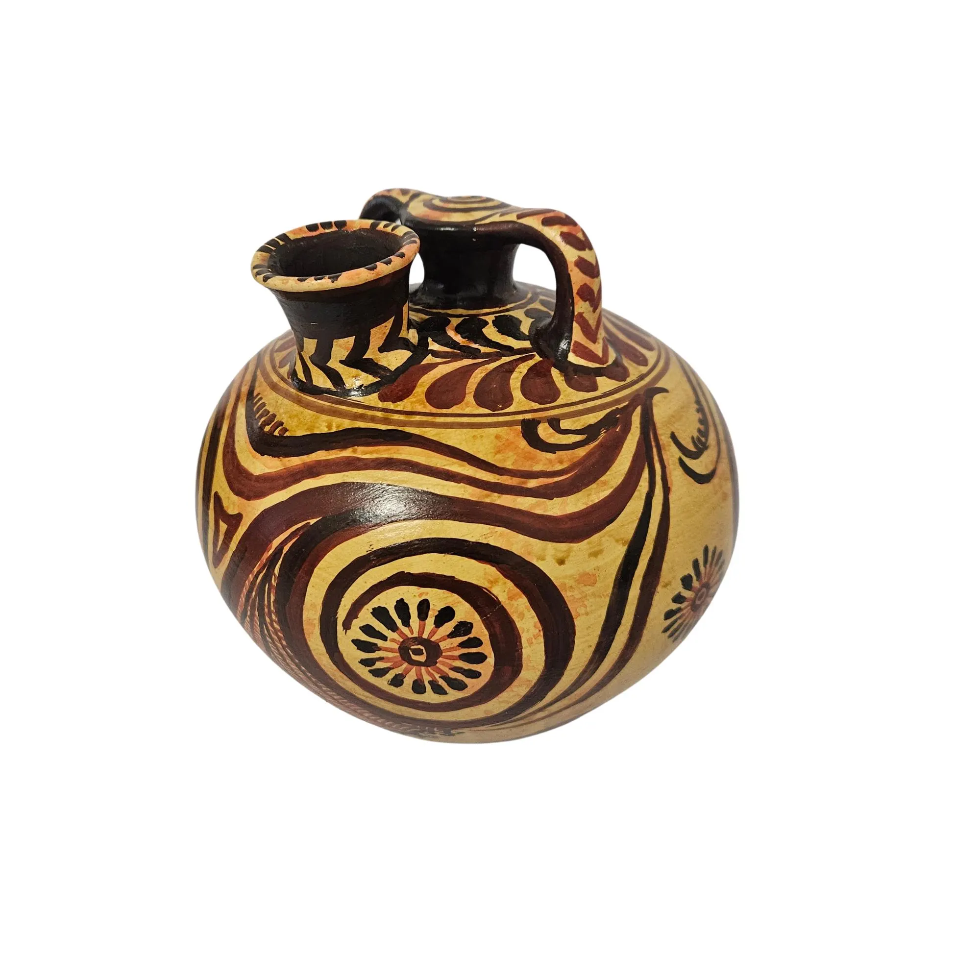 Floral Vessel Amphora Mycenaean Civilization Ceramic Ancient Greece — additional product image 3 from DadArt
