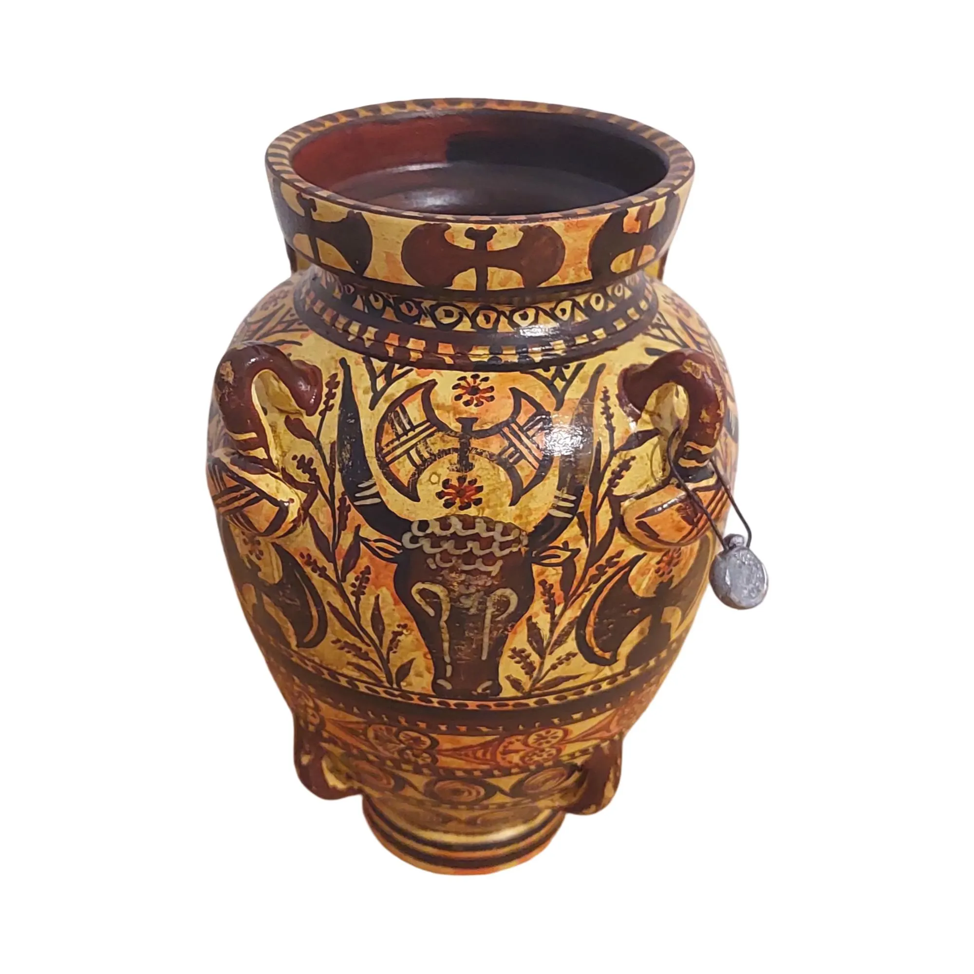Minoan Bull Head Labrys Amphora Ceramic Vase Ancient Greece — additional product image 5 from DadArt