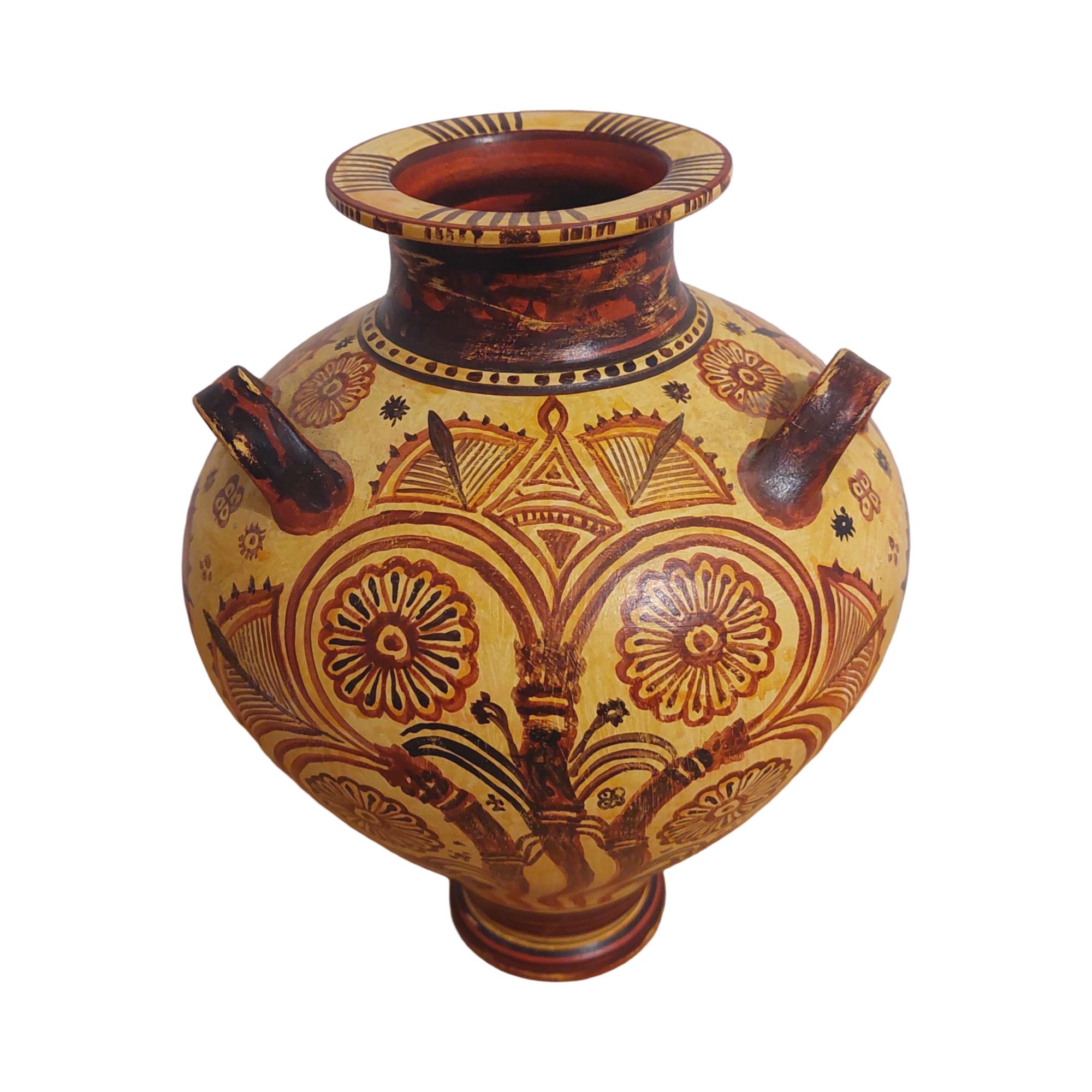 Minoan Floral Style Amphora Ceramic Vase Ancient Greece Knossos — additional product image 6 from DadArt