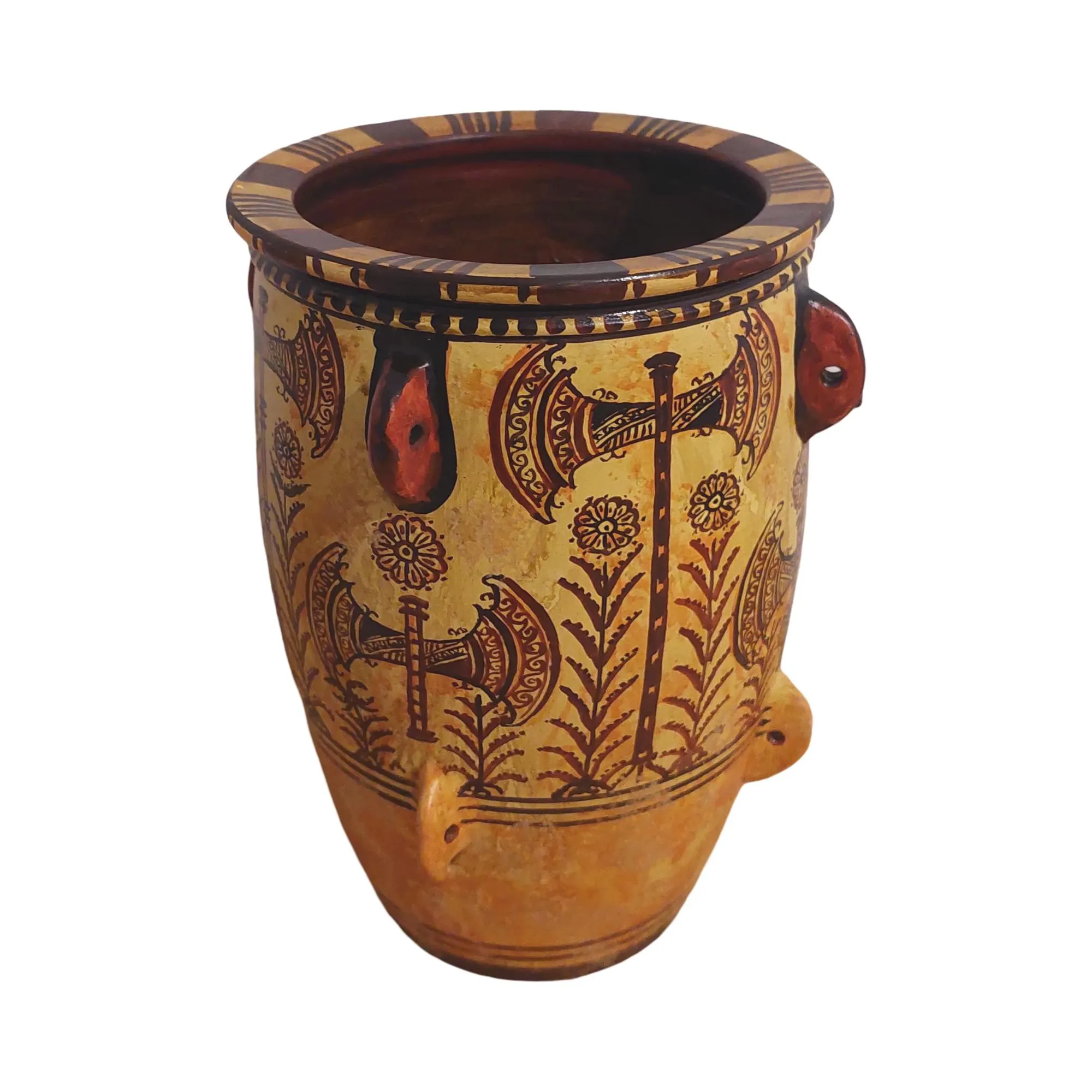 Minoan Double Axe Labrys Ceramic Pithos Jar Ancient Greece Knossos Style — additional product image 5 from DadArt