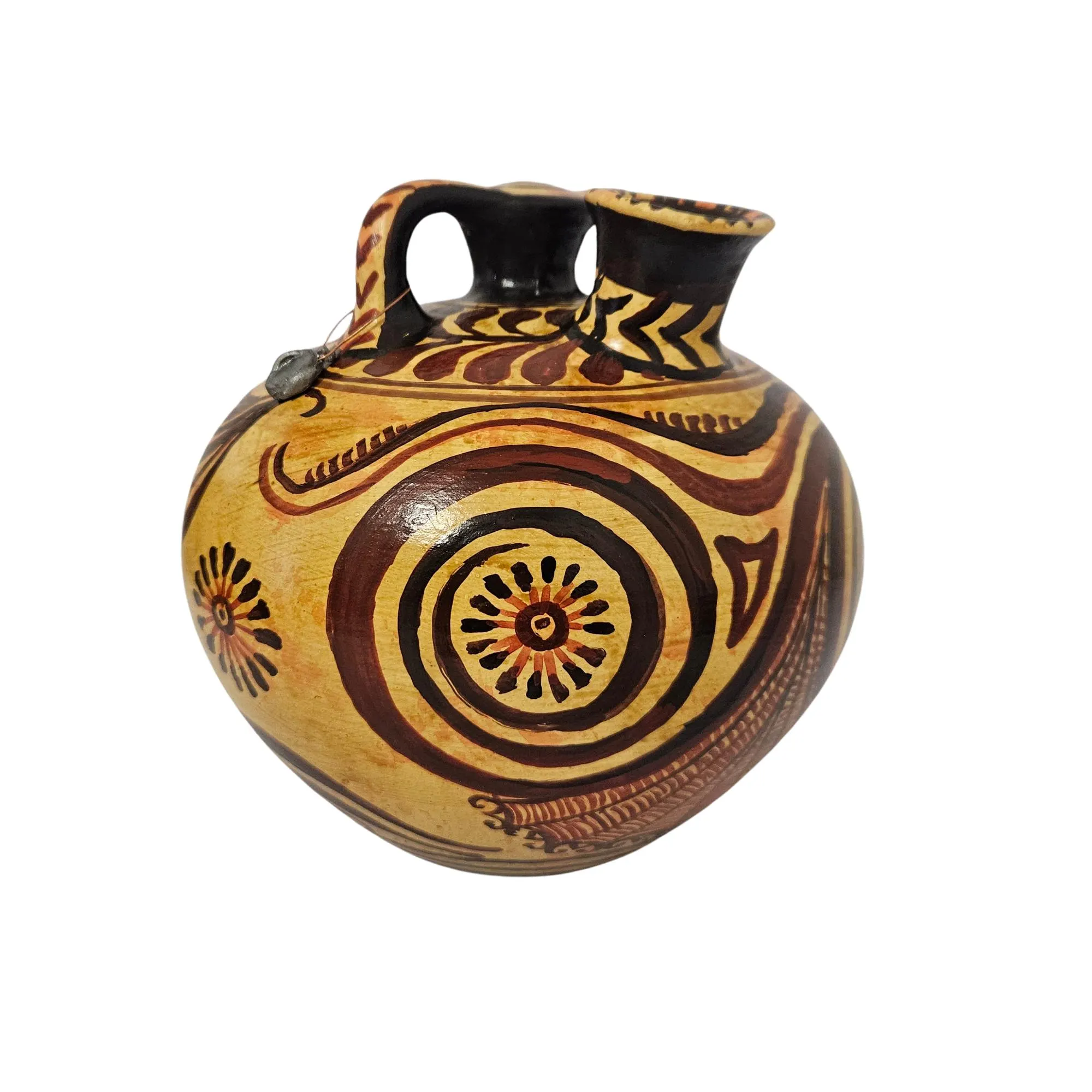 Floral Vessel Amphora Mycenaean Civilization Ceramic Ancient Greece — additional product image 8 from DadArt