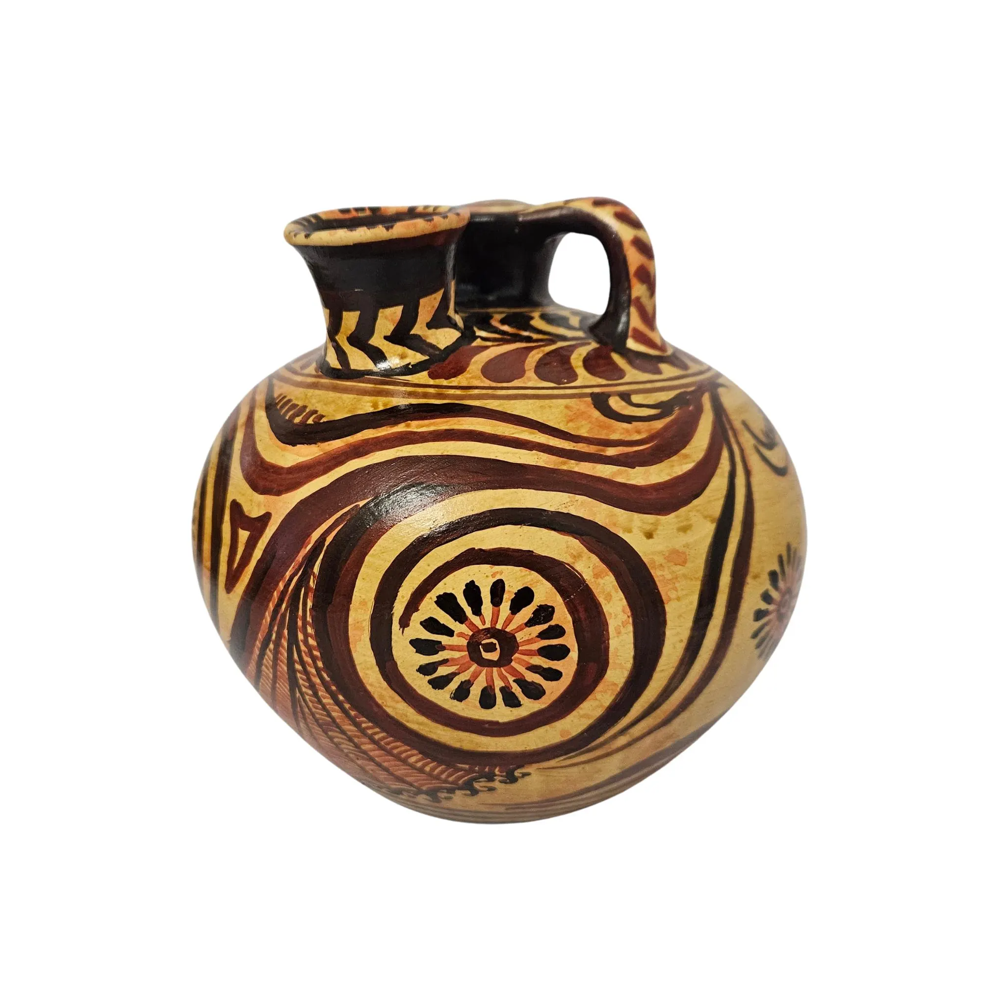 Floral Vessel Amphora Mycenaean Civilization Ceramic Ancient Greece — additional product image 7 from DadArt