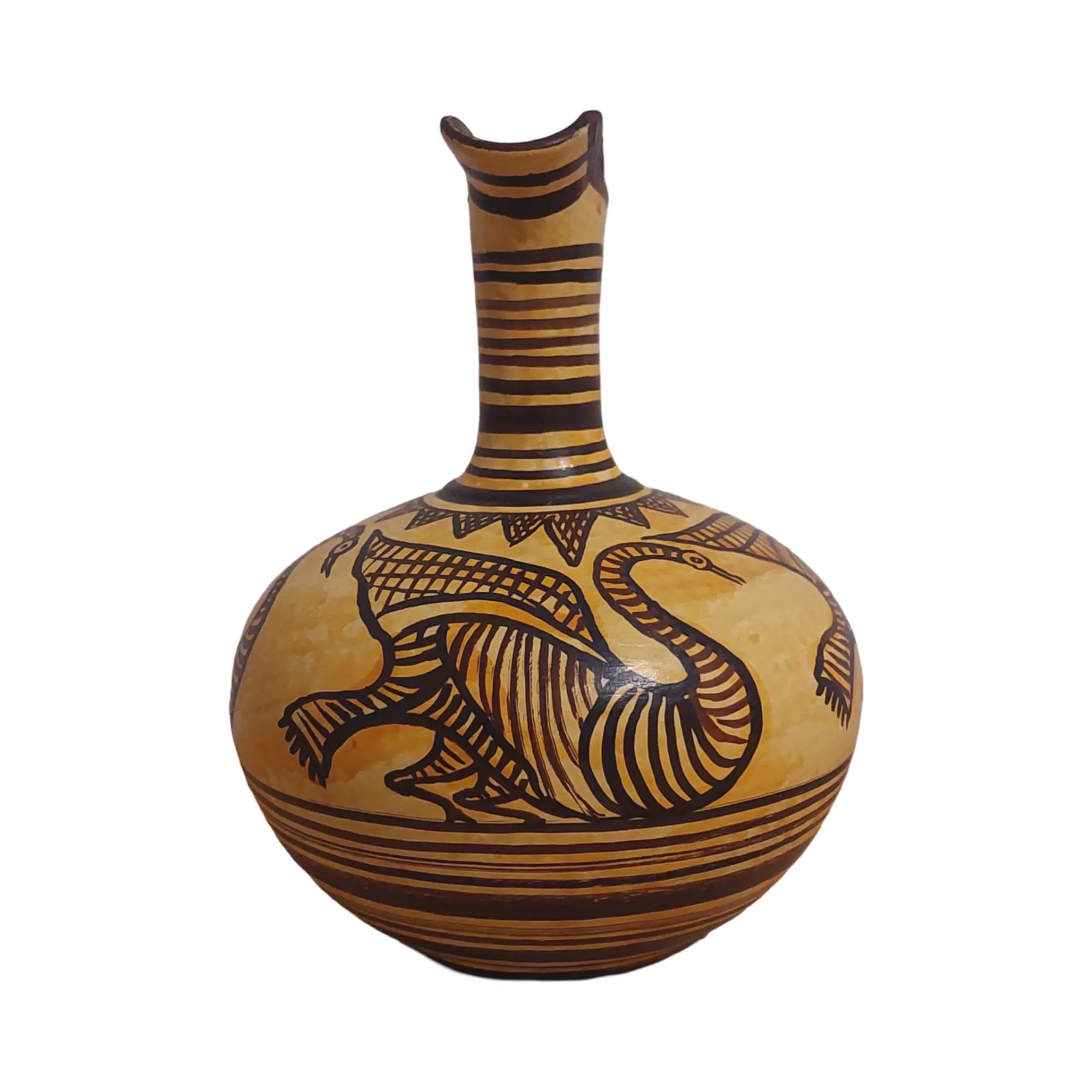 Geometric Bird Oinochoe Ceramic Jug Ancient Greece Museum Replica — additional product image 3 from DadArt