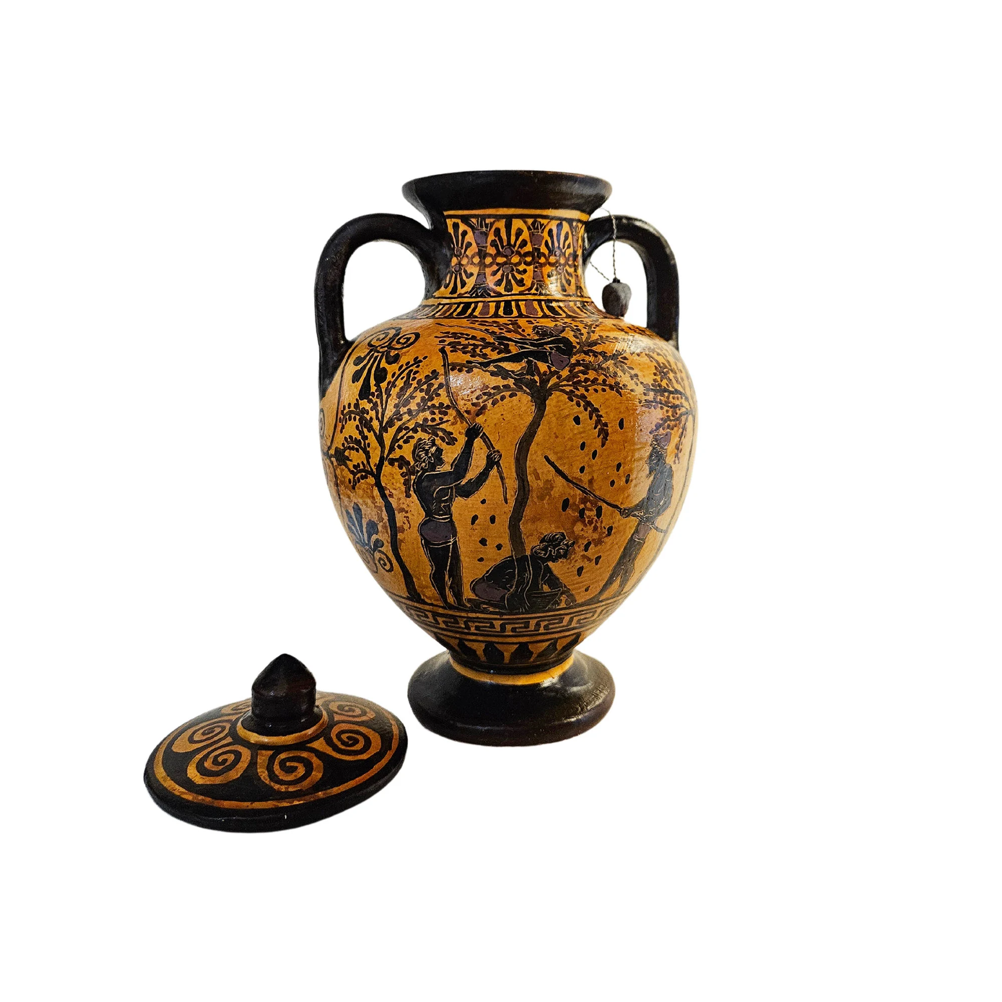 Amphora Olive Gathering Heracles Centaur Pholus Vase Ancient Greek Pottery Ceramic — additional product image 6 from DadArt