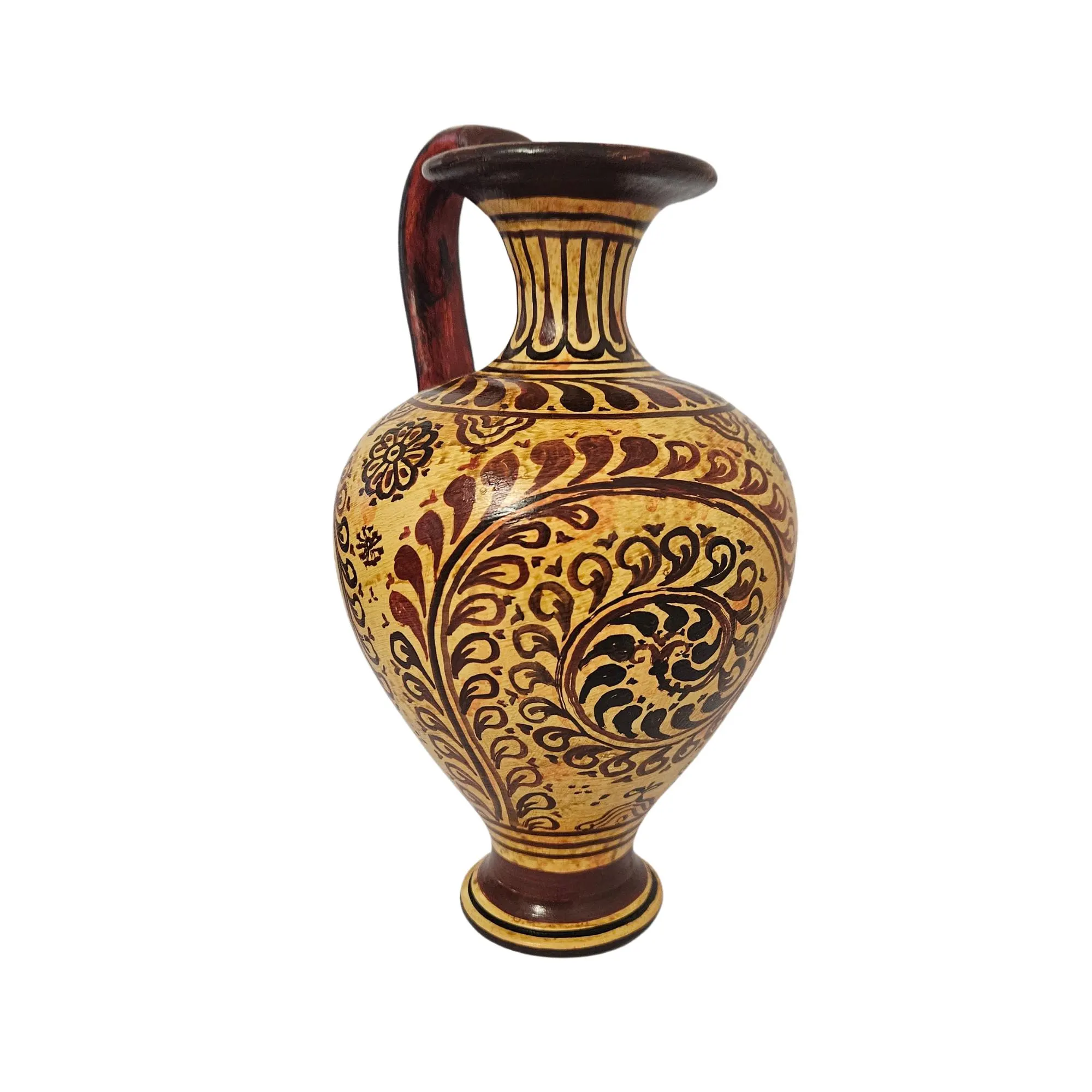 Mycenaean Civilization Ceramic Floral Vessel Amphora Ancient Greece — additional product image 2 from DadArt