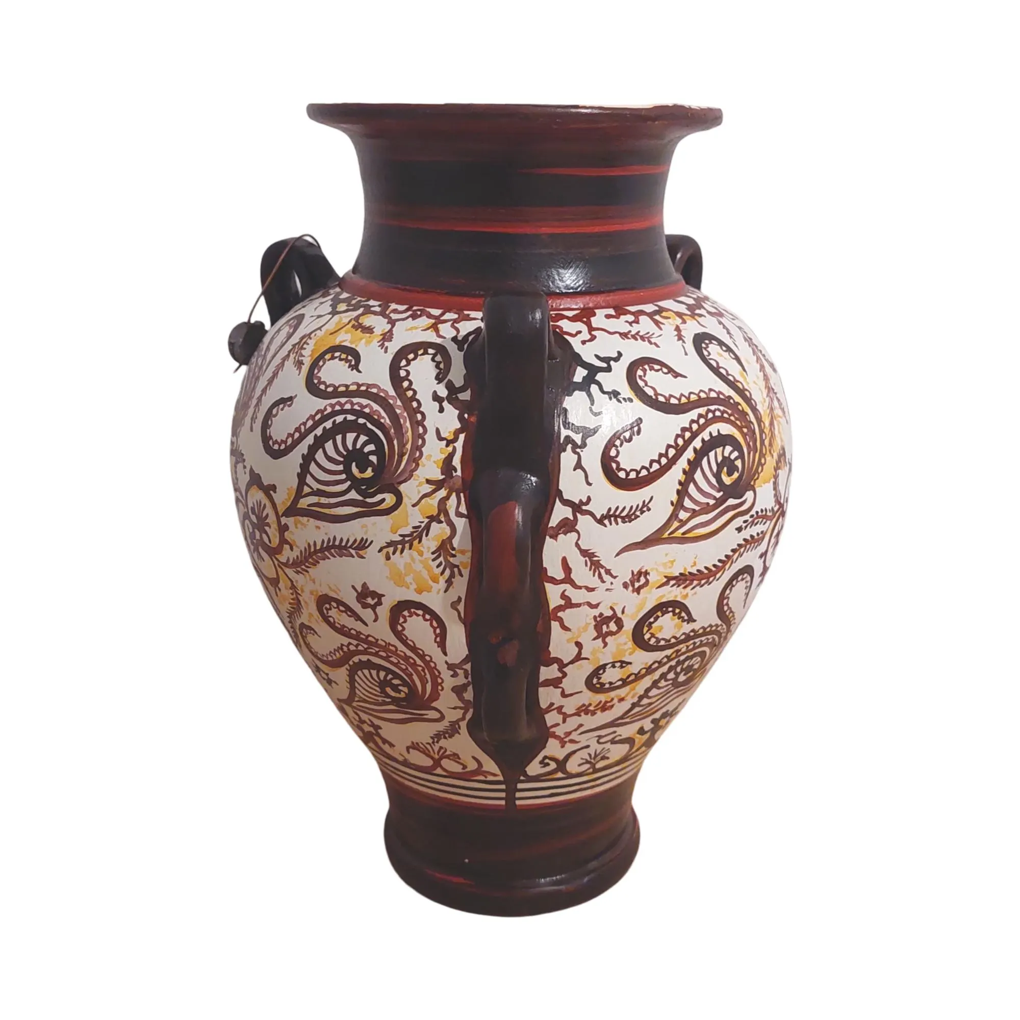 Minoan Floral Style Ceramic Amphora Vase Ancient Greece Knossos — additional product image 2 from DadArt