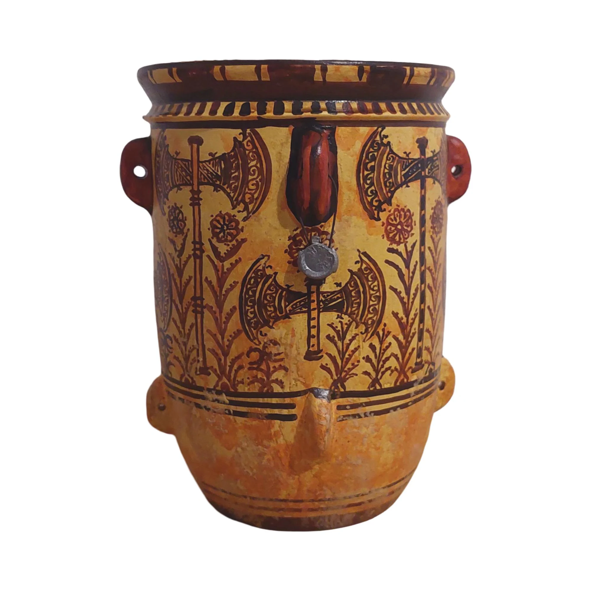 Minoan Double Axe Labrys Ceramic Pithos Vase Ancient Greece Knossos Pattern — additional product image 4 from DadArt